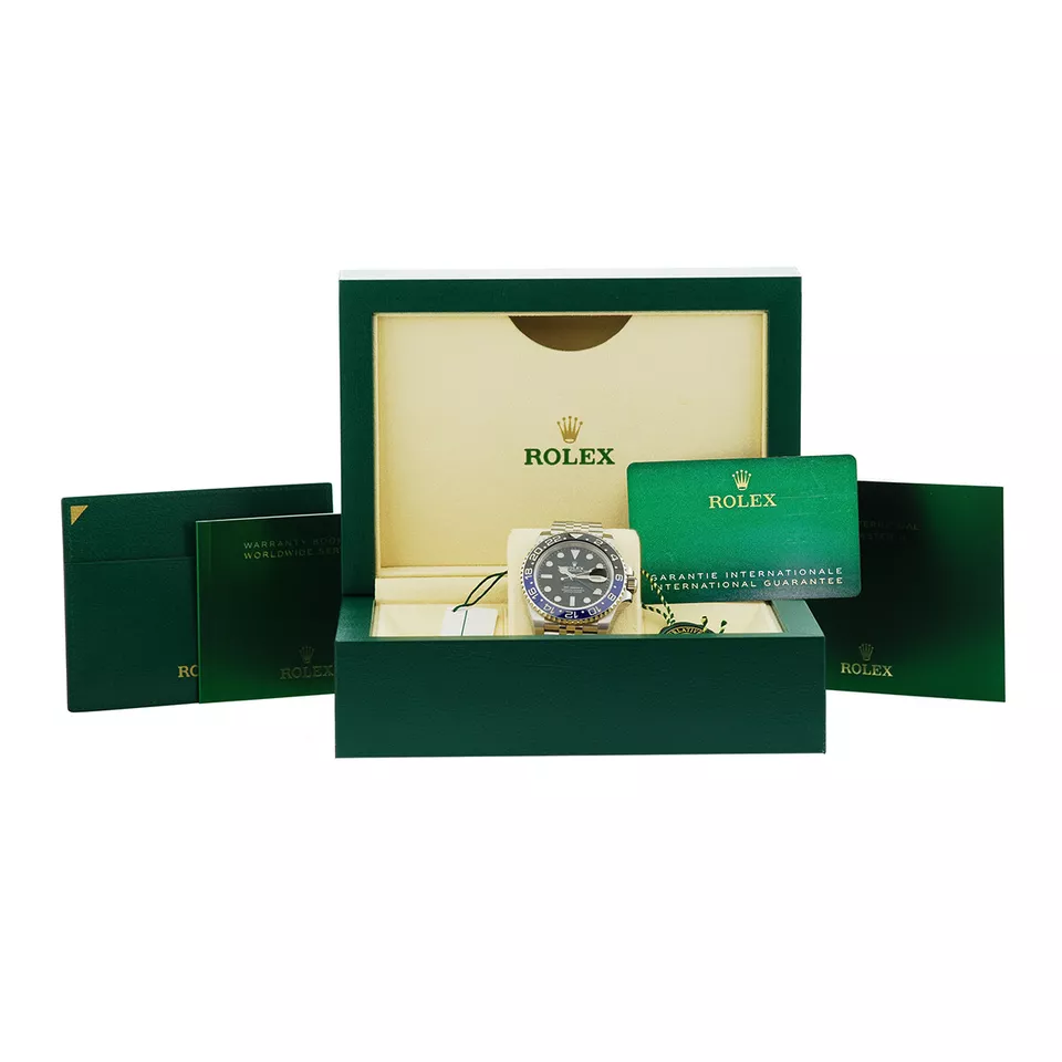 ROLEX Stainless Steel 40mm GMT Master II BATGIRL 126710BLNR Box - Image 2
