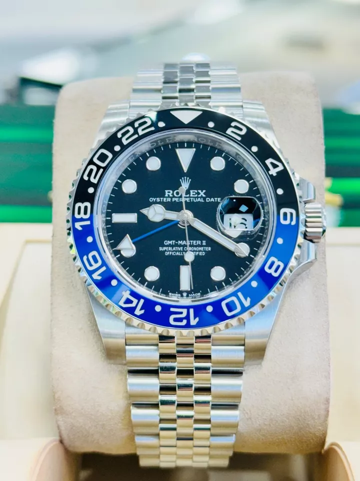 Rolex GMT-MASTER II 126710BLNR Batgirl 40mm SS Black /Blue Ceramic Bezel - Image 6
