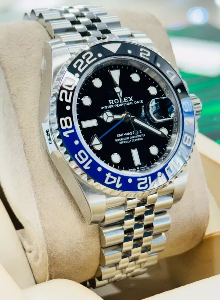 Rolex GMT-MASTER II 126710BLNR Batgirl 40mm SS Black /Blue Ceramic Bezel - Image 7