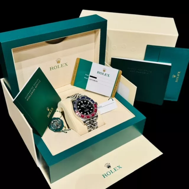 Rolex GMT Master II Pepsi 126710BLRO 40mm Blue & Red Bezel Jubilee Box & Papers - Image 4
