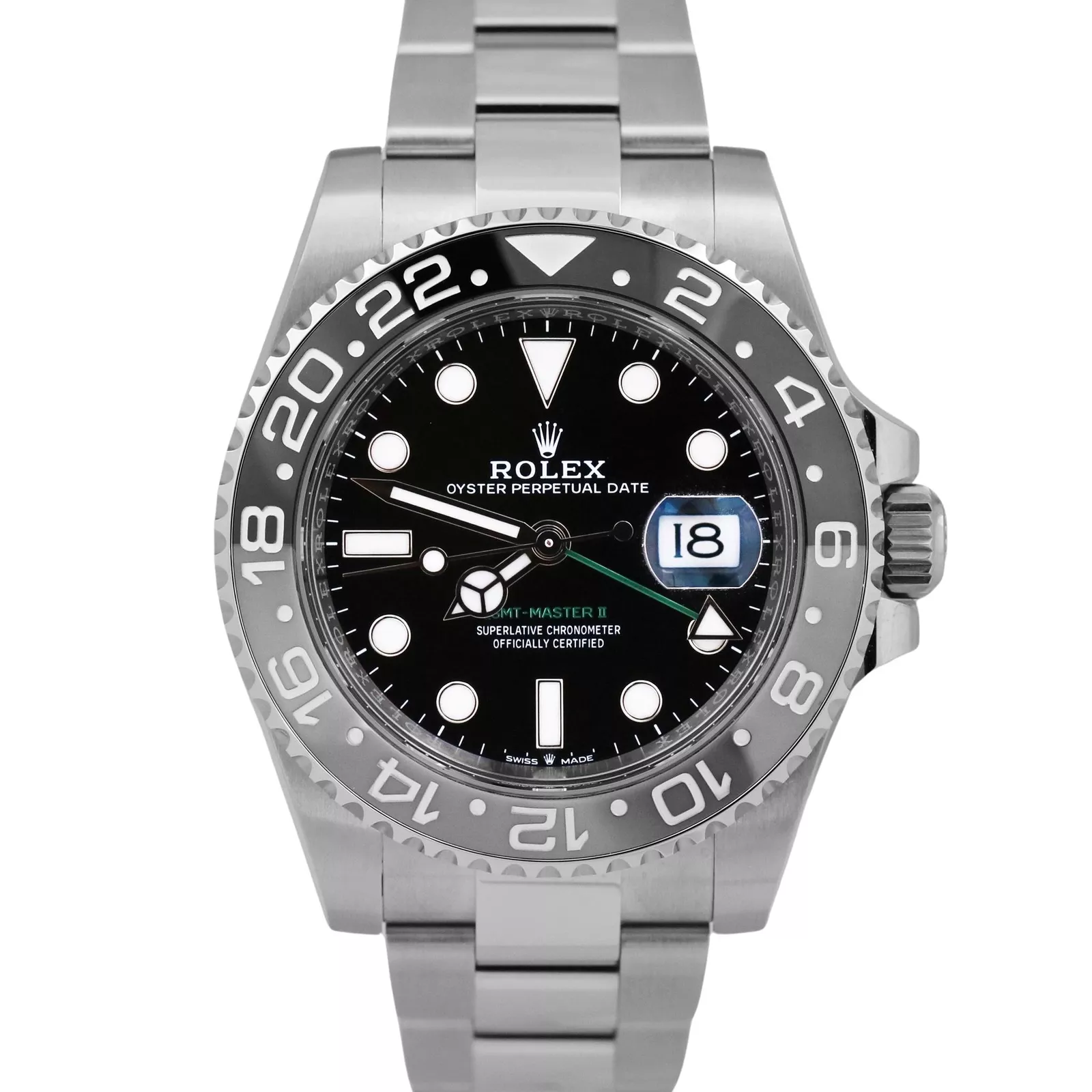 JULY 2024 PAPERS Rolex GMT-Master II BRUCE WAYNE Ceramic 126710 GRNR BOX (Unworn) - Image 2
