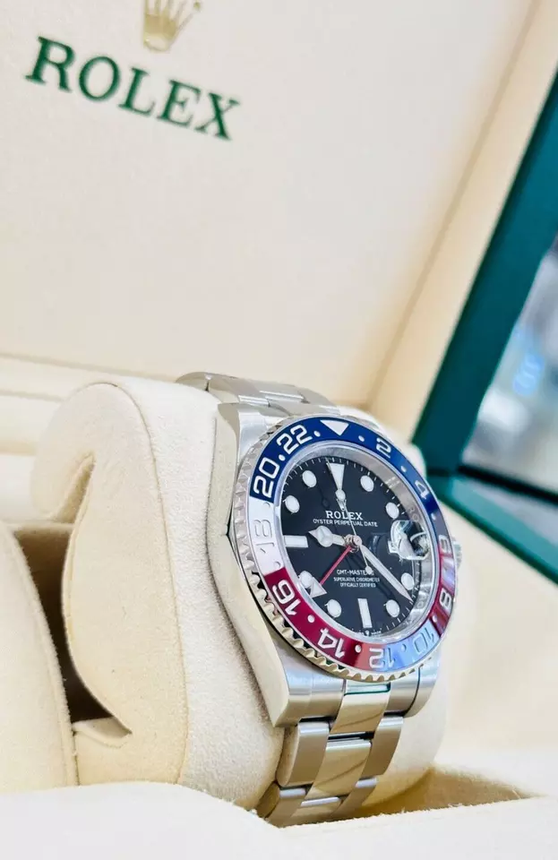Rolex GMT-Master II 126710BLRO Pepsi Oyster Ceramic Bezel Watch Box Papers - Image 2