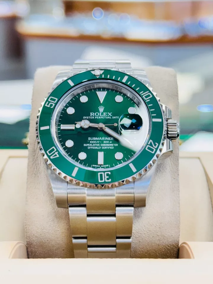 Rolex Submariner Hulk 116610LV Green Ceramic Bezel Oyster Watch MINT - Image 2