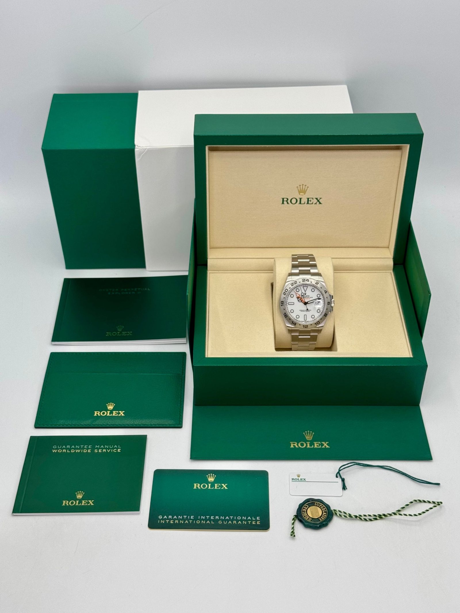 2025 Rolex Explorer II 42mm 226570 Polar White Dial (Unworn) - Image 10