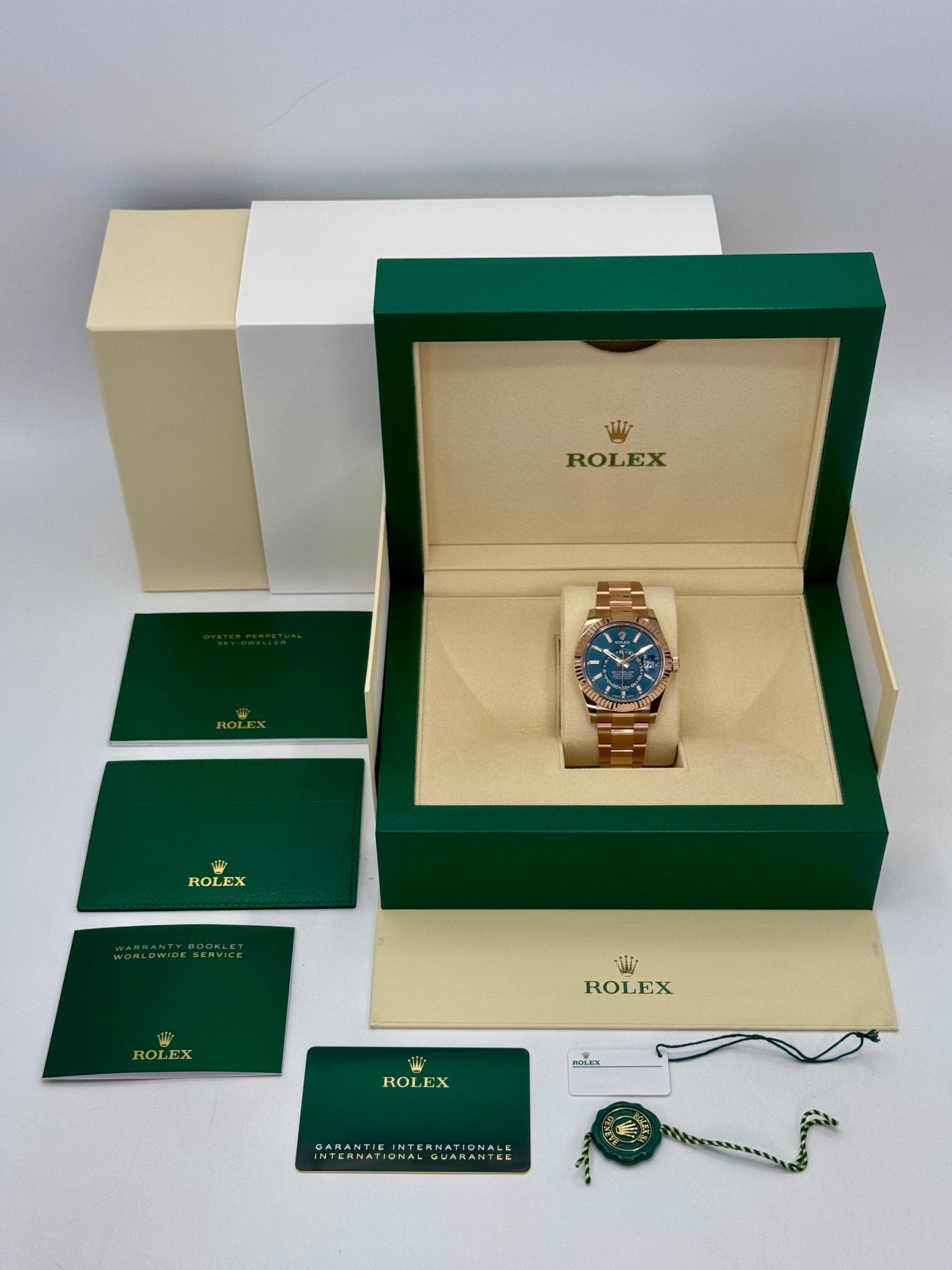2025 Rolex Sky-Dweller 42mm 336935 Rose Gold Blue Dial (Unworn) - Image 10