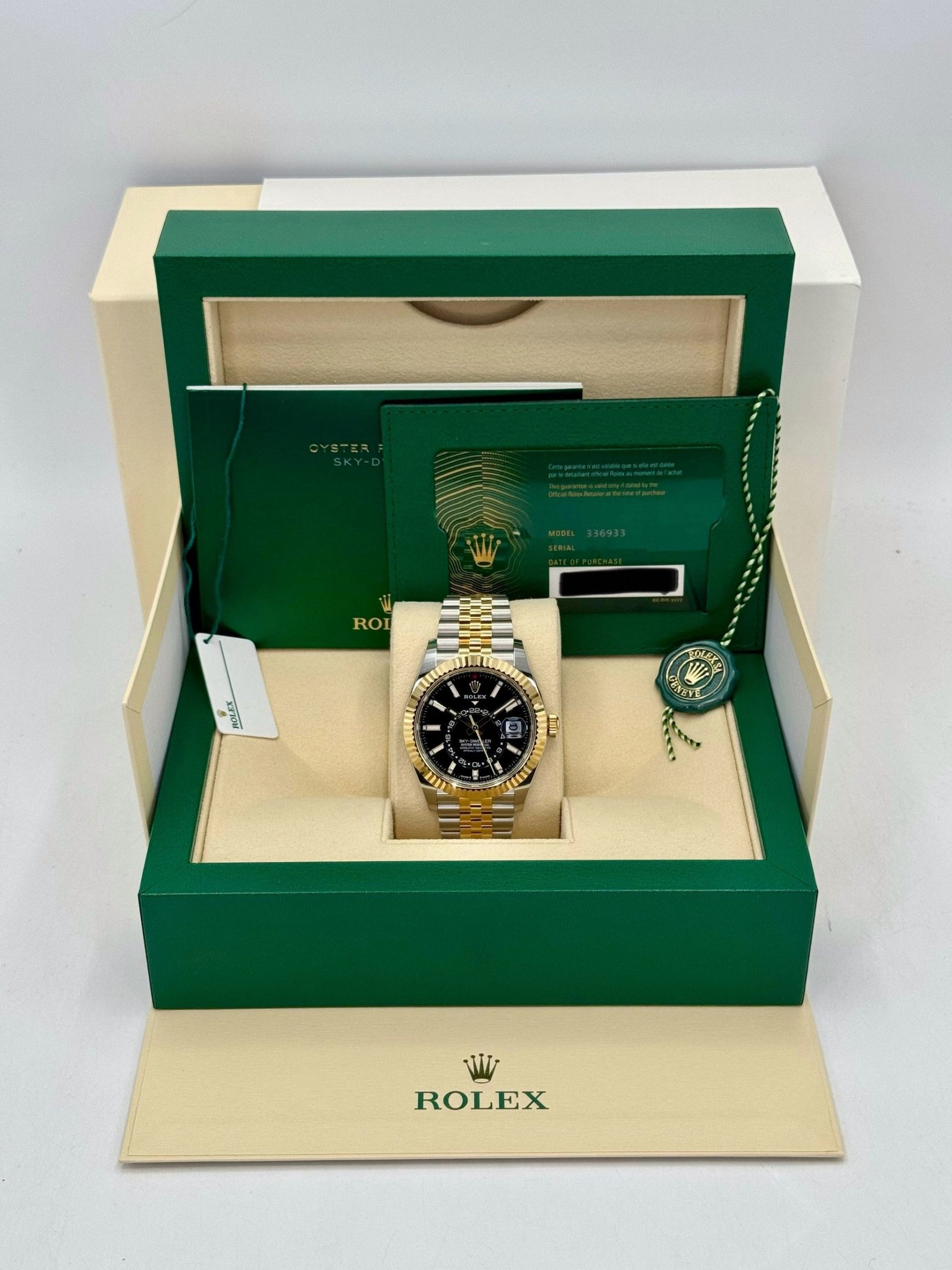 2025 Rolex Sky-Dweller 42mm 336933 Jubilee Black Dial (Unworn) - Image 8
