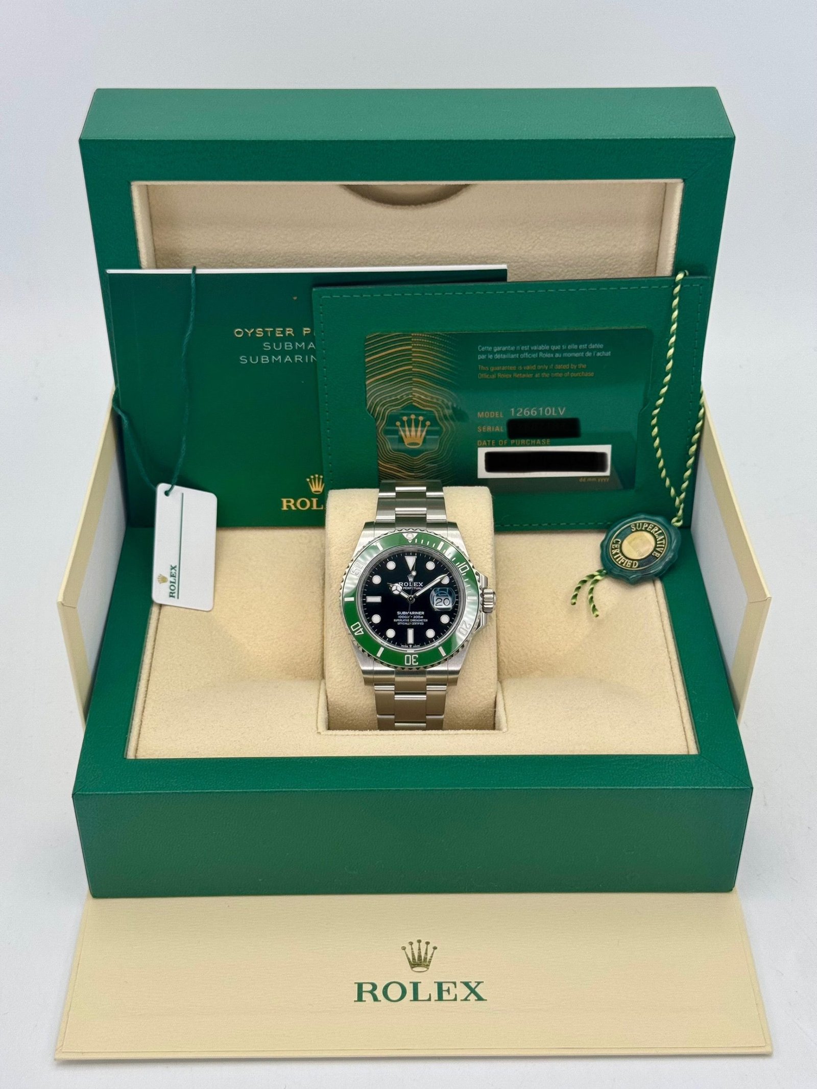 2024 Rolex Submariner “Starbucks” 41mm 126610LV Black Dial (Unworn) - Image 9