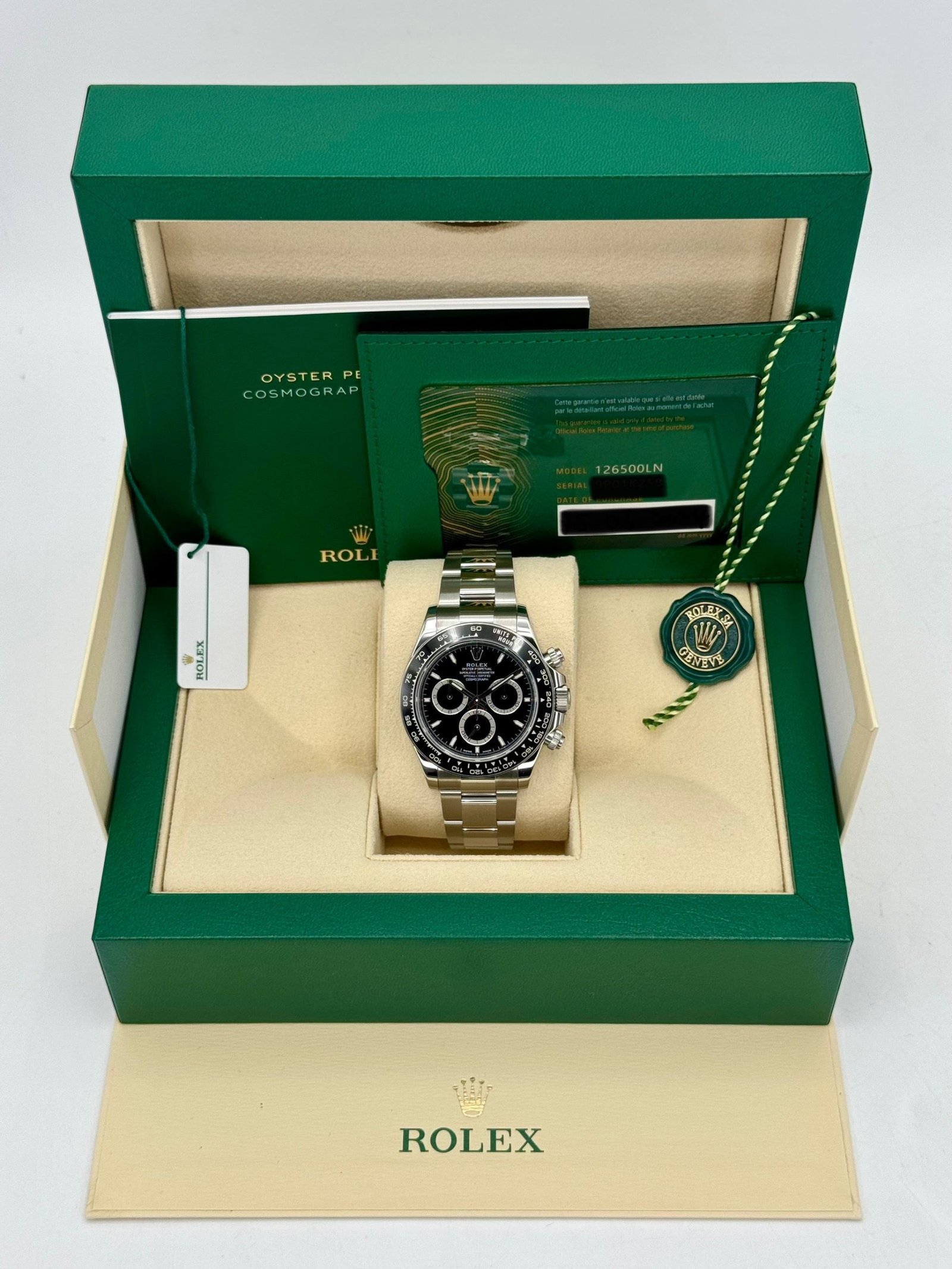 2024 Rolex Daytona 40mm 126500LN Stainless Steel Black Dial - Image 11