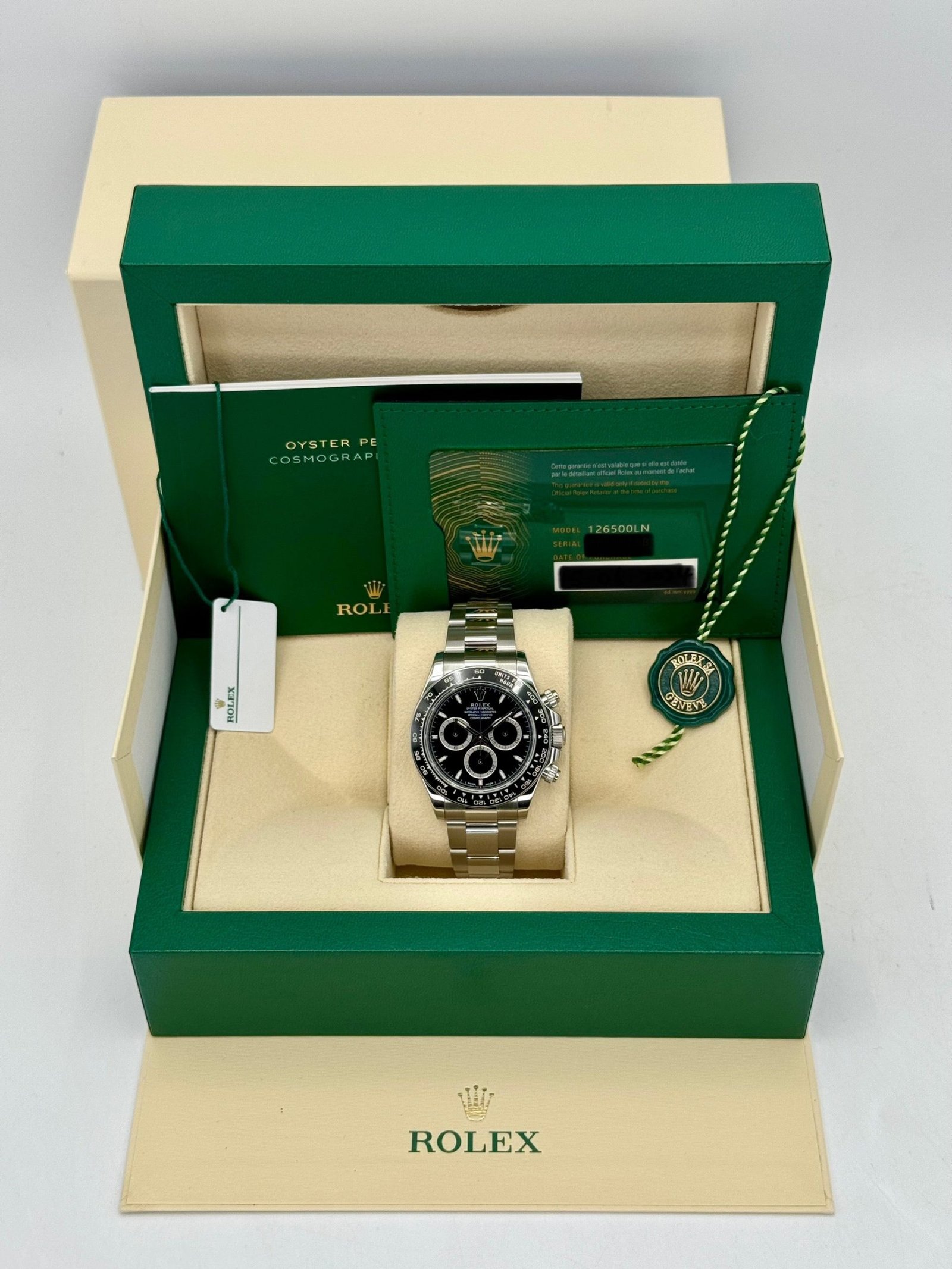 2024 Rolex Daytona 40mm 126500LN Stainless Steel Black Dial - Image 12
