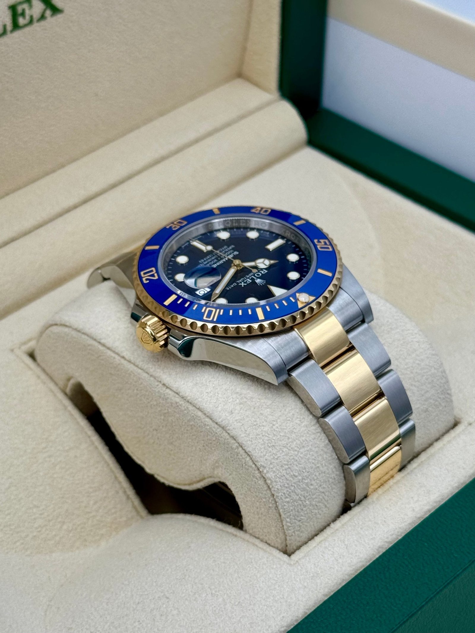 2023 Rolex Submariner “Bluesy” 41mm 126613LB Two-Tone Blue Dial - Image 8