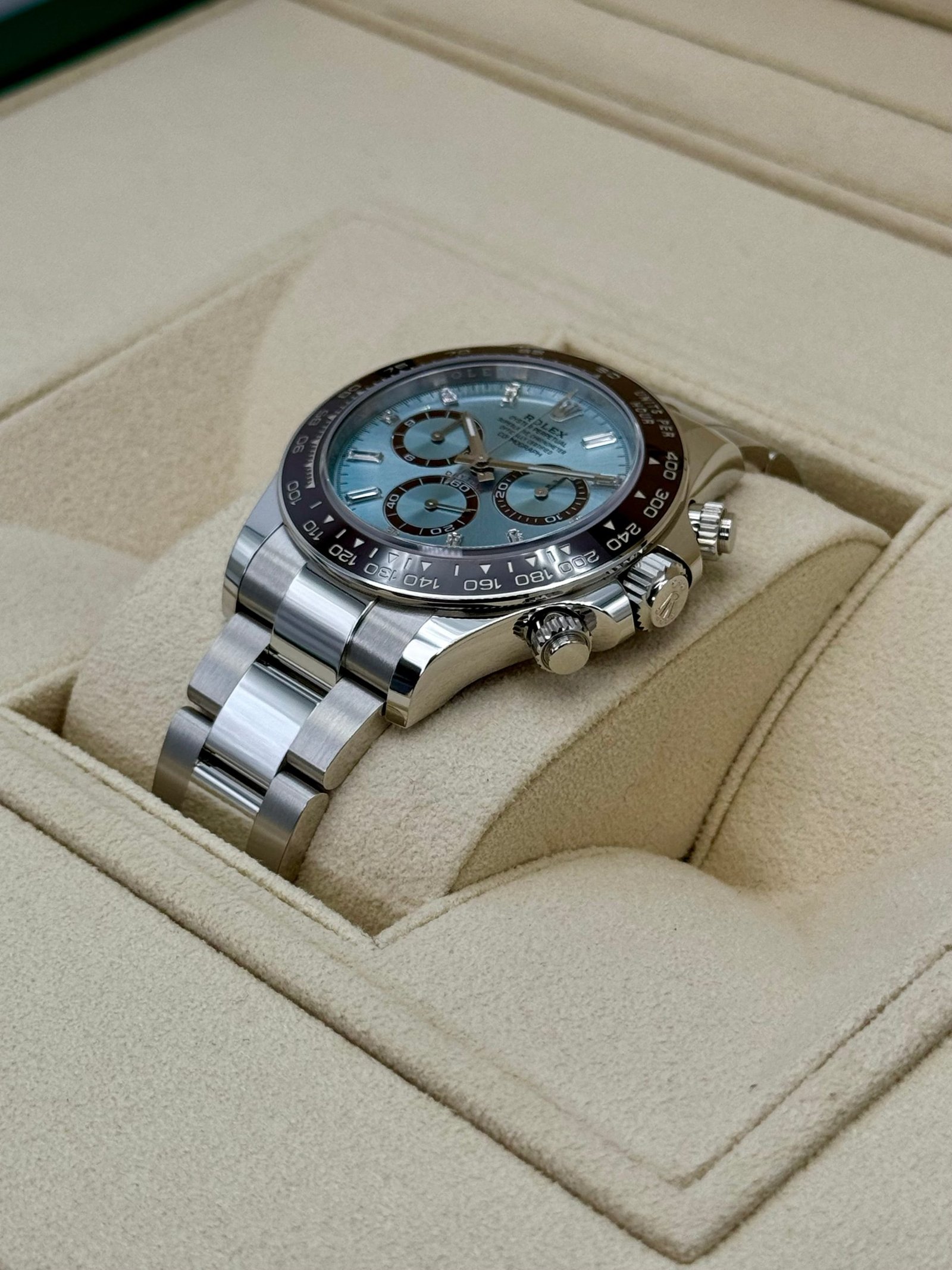 Rolex Daytona 40mm 126506 Platinum Ice Blue Diamond Baguette Dial (Unworn) - Image 5