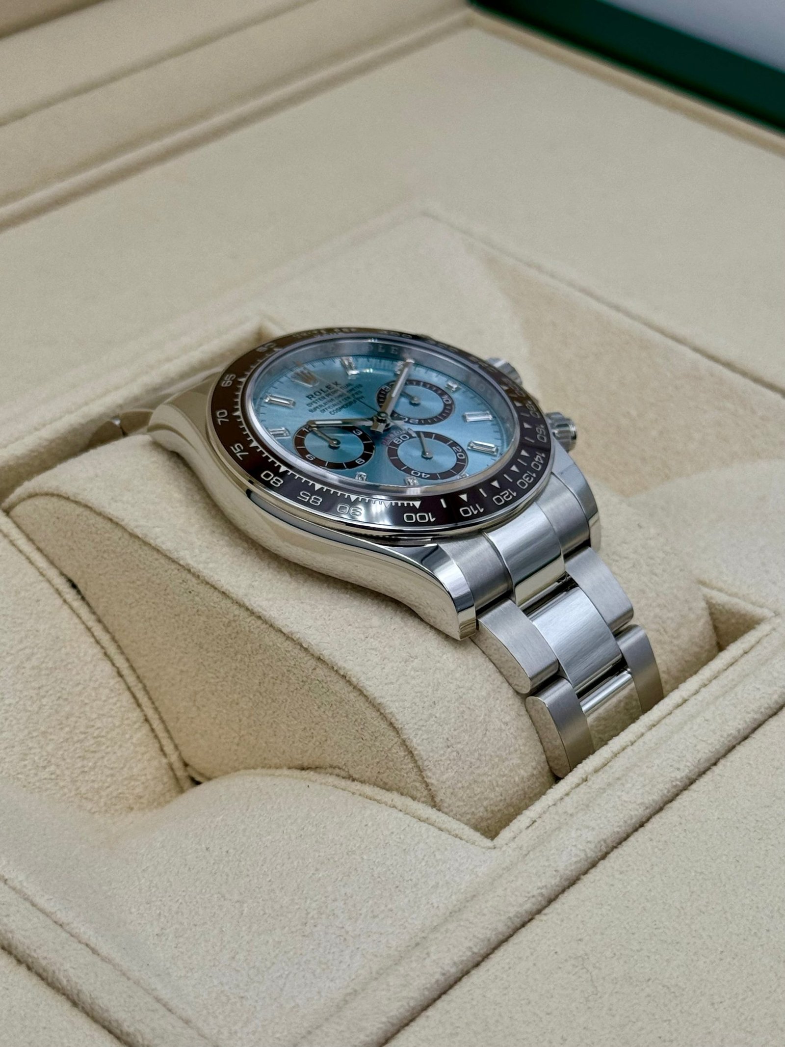 Rolex Daytona 40mm 126506 Platinum Ice Blue Diamond Baguette Dial (Unworn) - Image 6