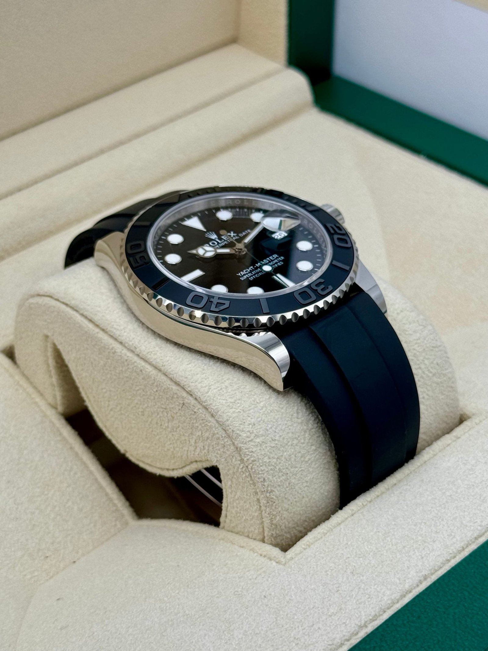 2024 Rolex Yacht-Master 42mm 226659 White Gold Oysterflex Black Dial (Unworn) - Image 6
