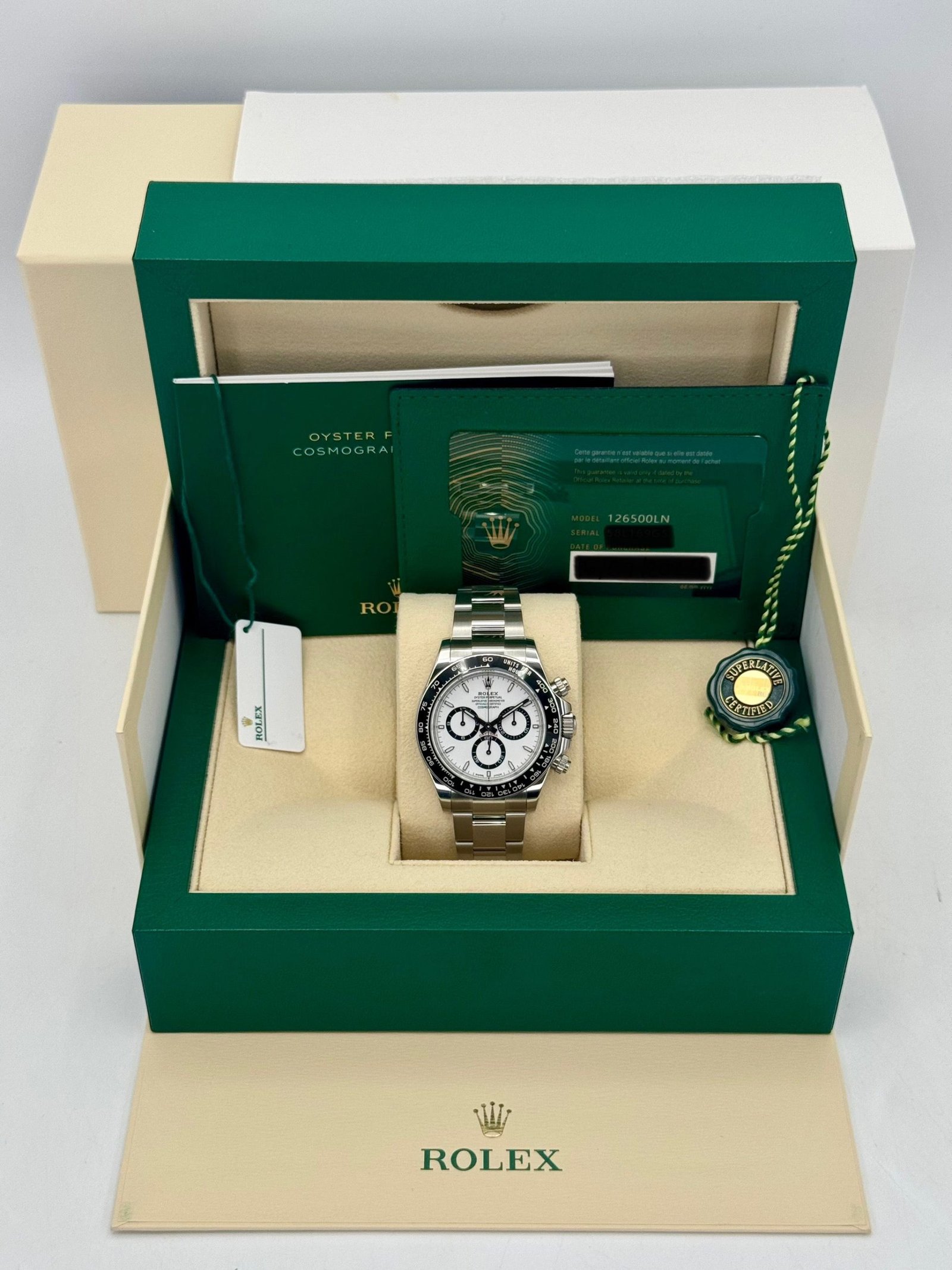2024 Rolex Daytona 40mm 126500LN Stainless Steel Panda Dial - Image 12