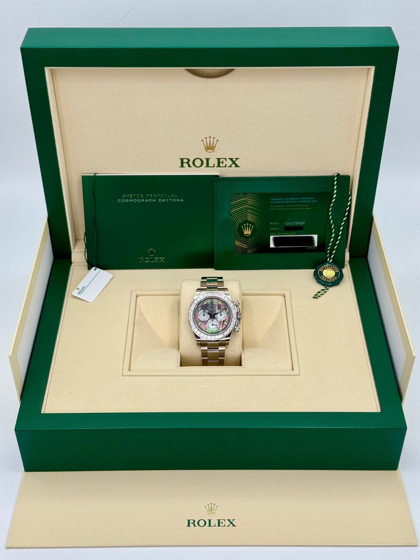 2024 Rolex Daytona 40mm 126579RBR Mother of Pearl Diamond Dial (Unworn) - Image 11