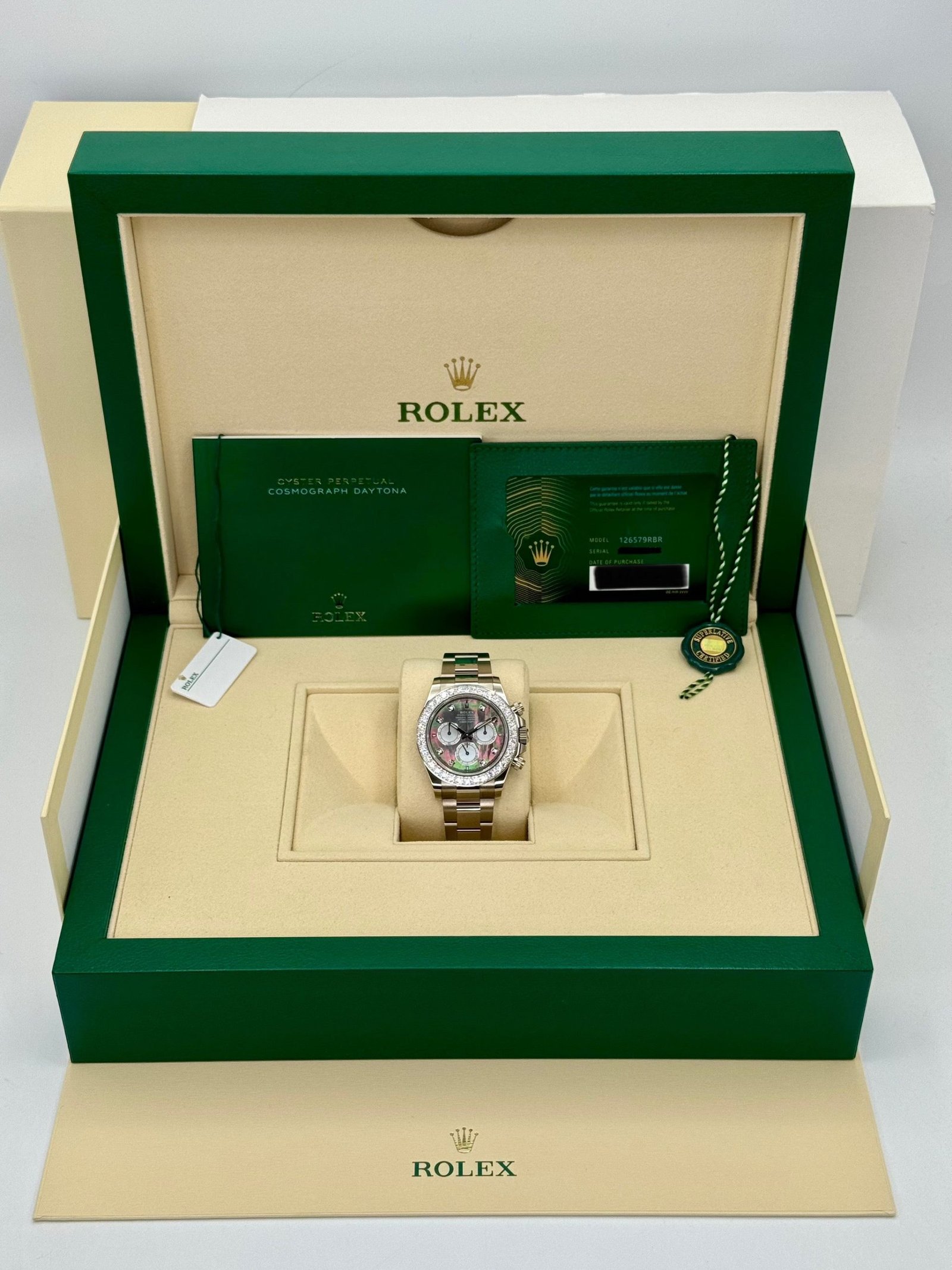 2024 Rolex Daytona 40mm 126579RBR Mother of Pearl Diamond Dial (Unworn) - Image 12