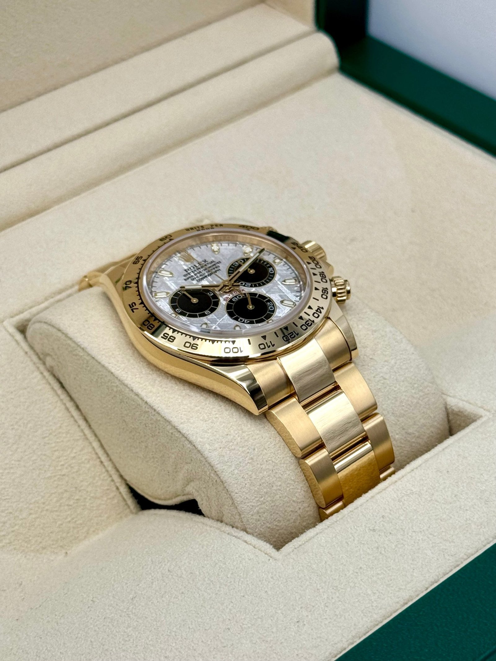 2023 Rolex Daytona 40mm 116508 Yellow Gold Meteorite Dial (Unworn) - Image 6