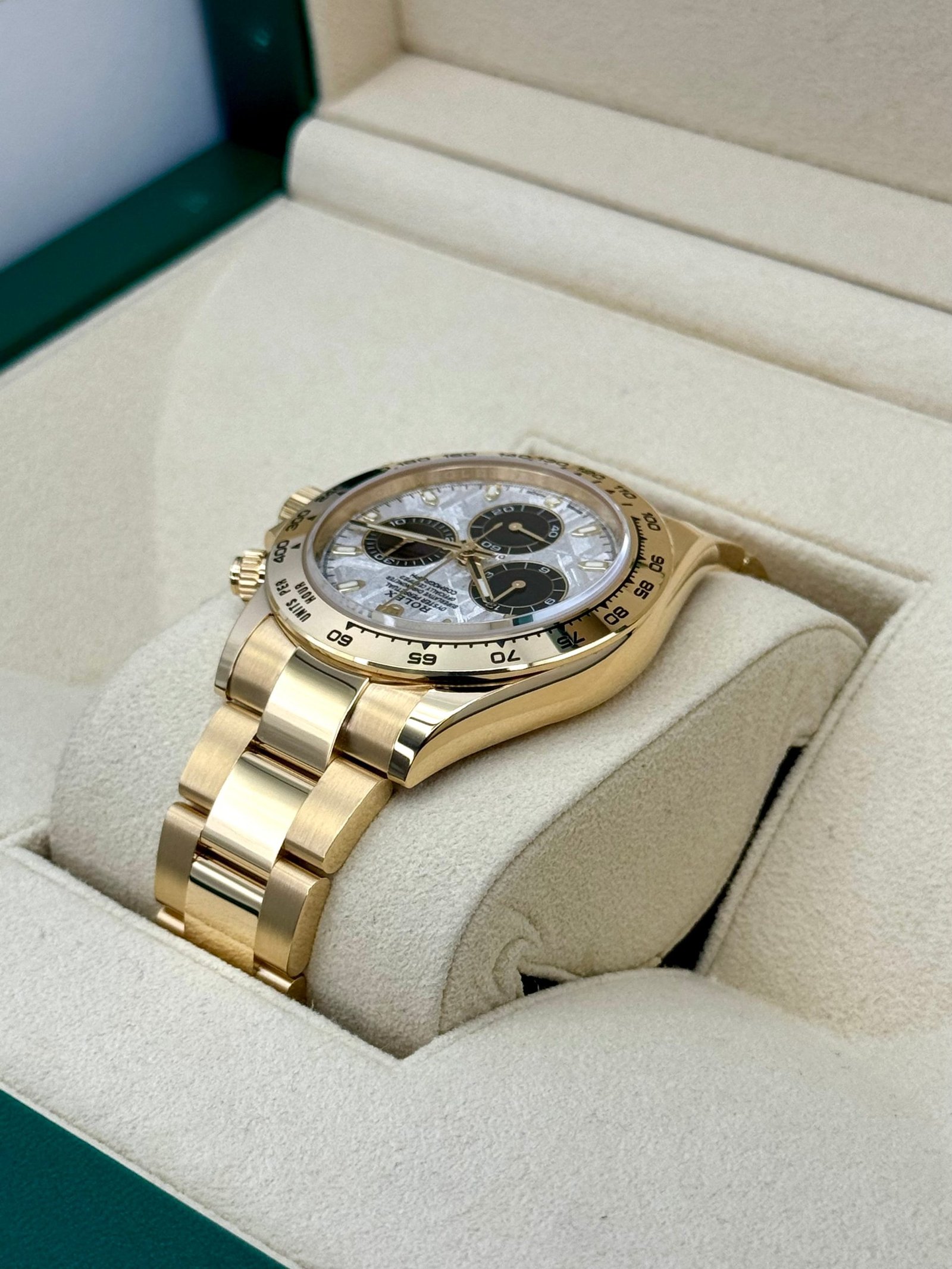 2023 Rolex Daytona 40mm 116508 Yellow Gold Meteorite Dial (Unworn) - Image 7