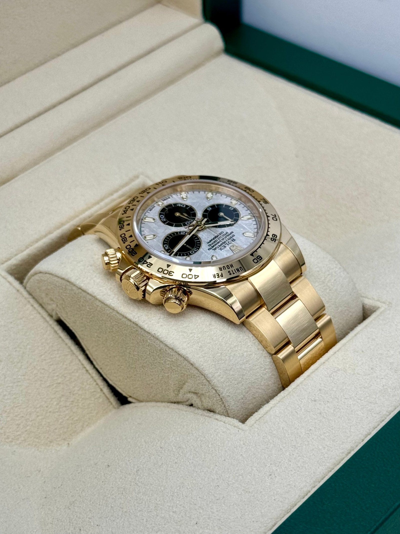 2023 Rolex Daytona 40mm 116508 Yellow Gold Meteorite Dial (Unworn) - Image 8