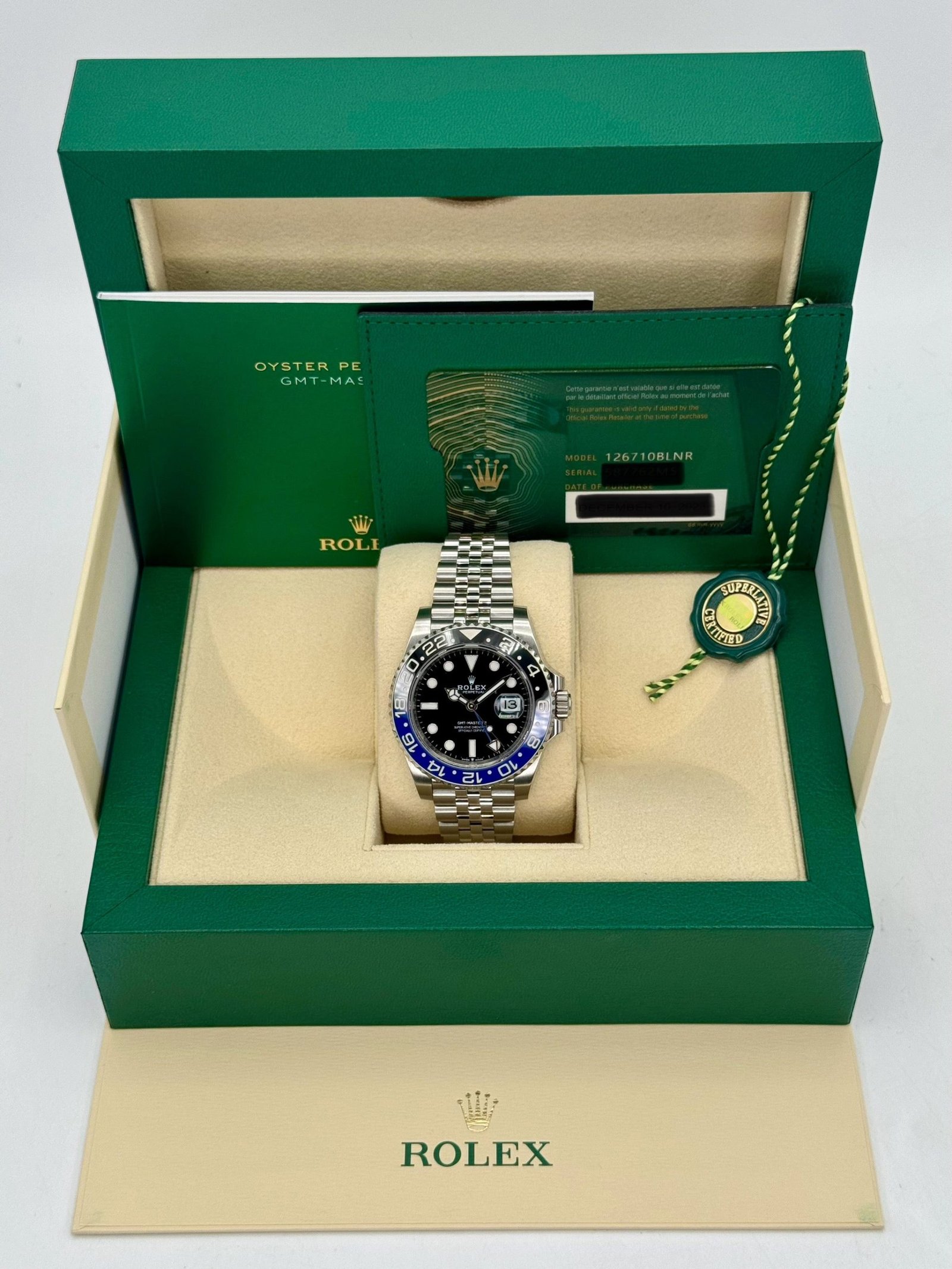 2023 Rolex GMT-Master II “Batgirl” 40mm 126710BLNR Jubilee Black Dial - Image 11