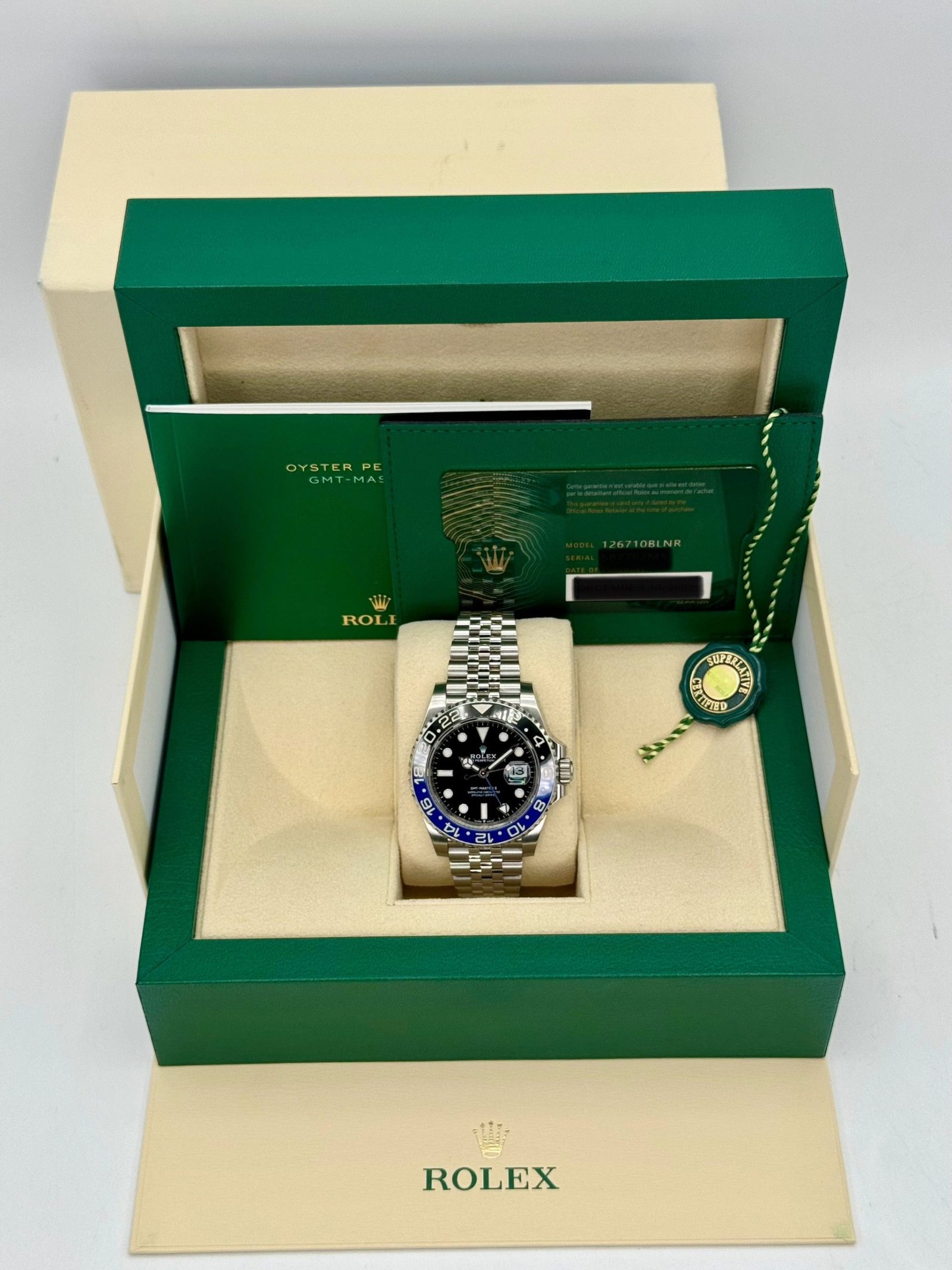 2023 Rolex GMT-Master II “Batgirl” 40mm 126710BLNR Jubilee Black Dial - Image 12