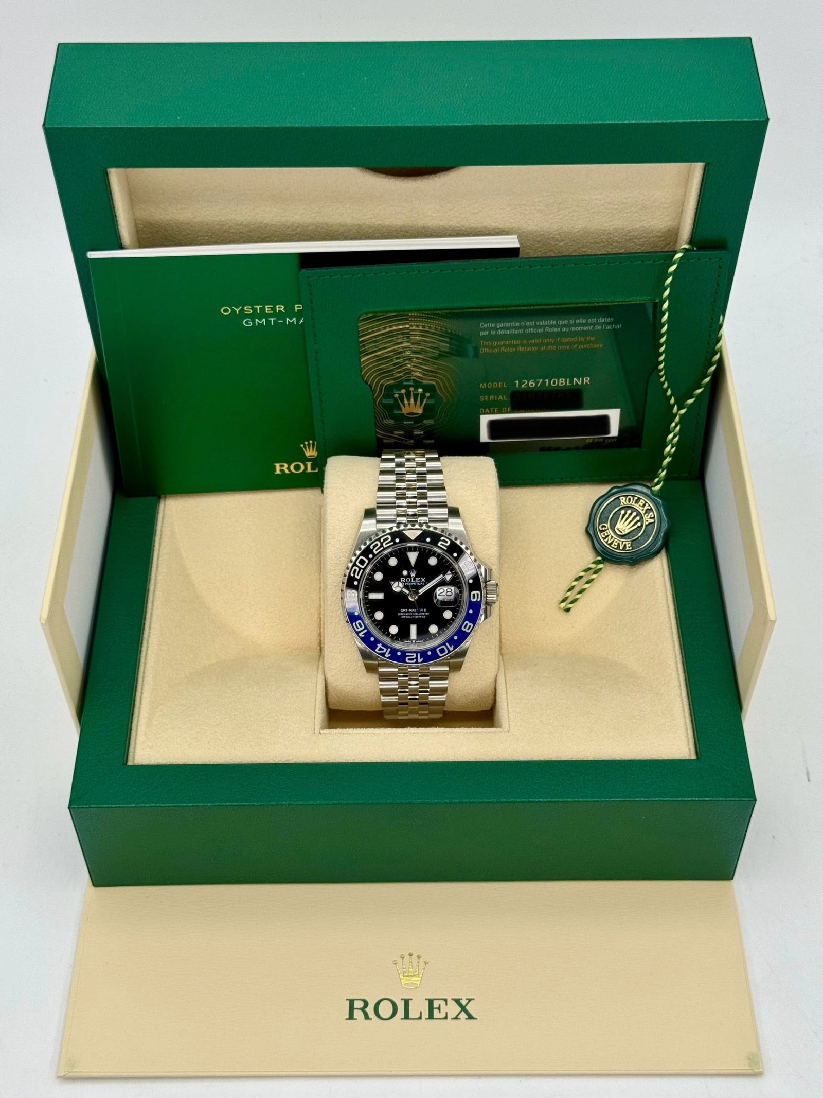 2023 Rolex GMT-Master II “Batgirl” 40mm 126710BLNR Jubilee Black Dial - Image 11