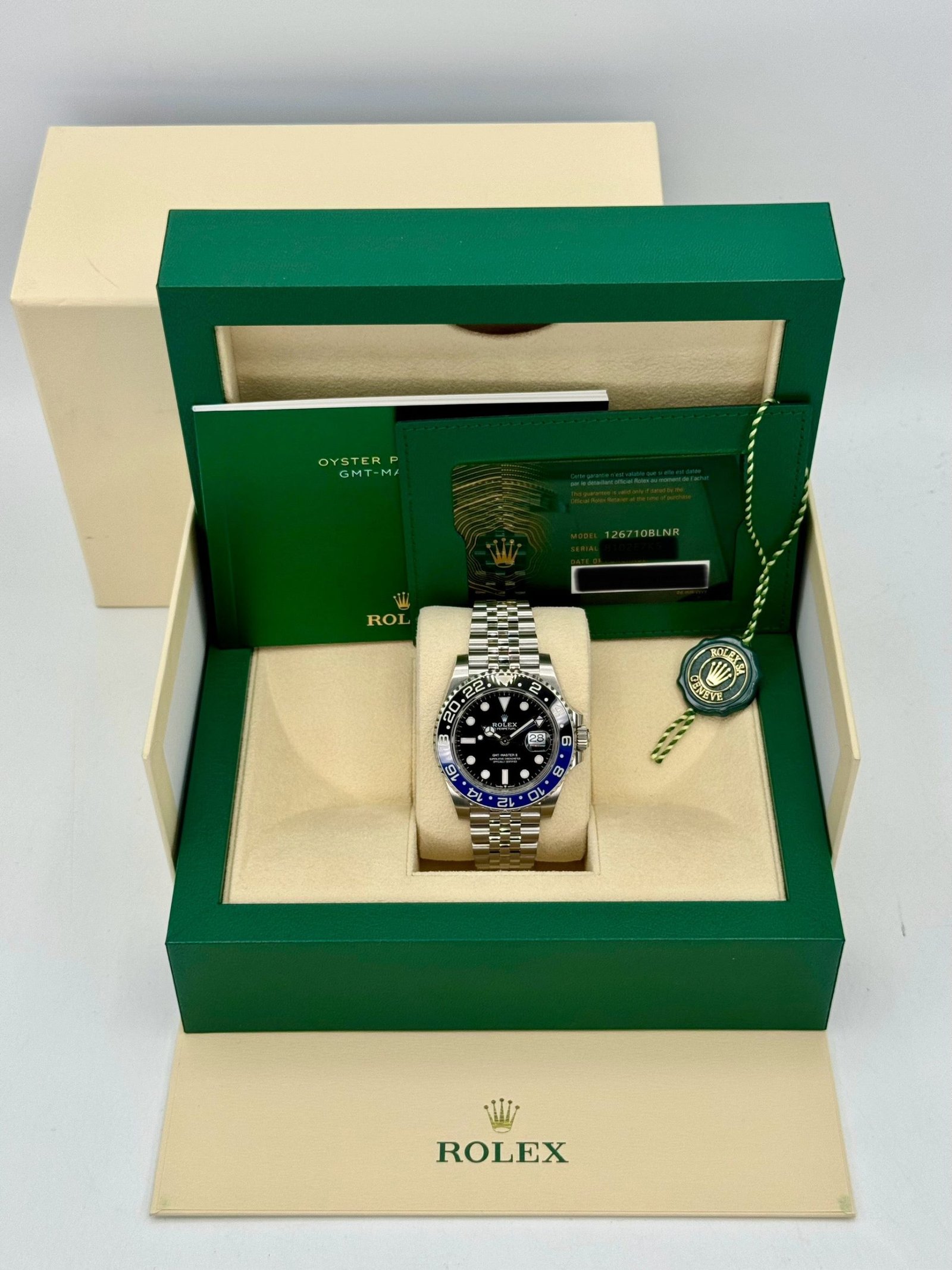 2023 Rolex GMT-Master II “Batgirl” 40mm 126710BLNR Jubilee Black Dial - Image 12