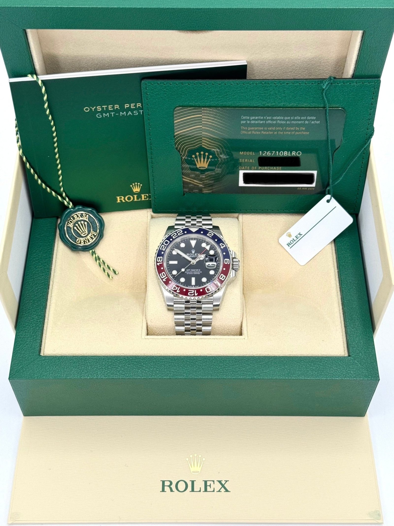 2024 Rolex GMT-Master II “Pepsi” 40mm 126710BLRO Jubilee (Unworn) - Image 9