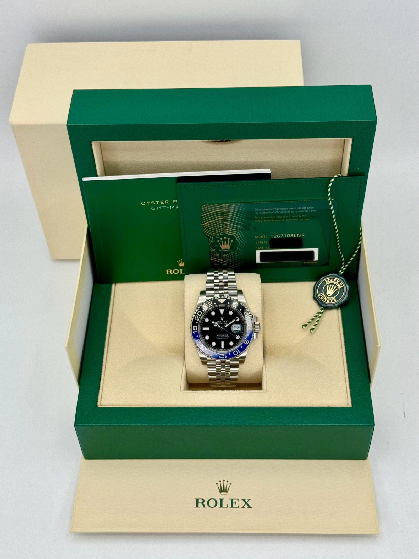 2023 Rolex GMT-Master II “Batgirl” 40mm 126710BLNR Jubilee Black Dial - Image 12