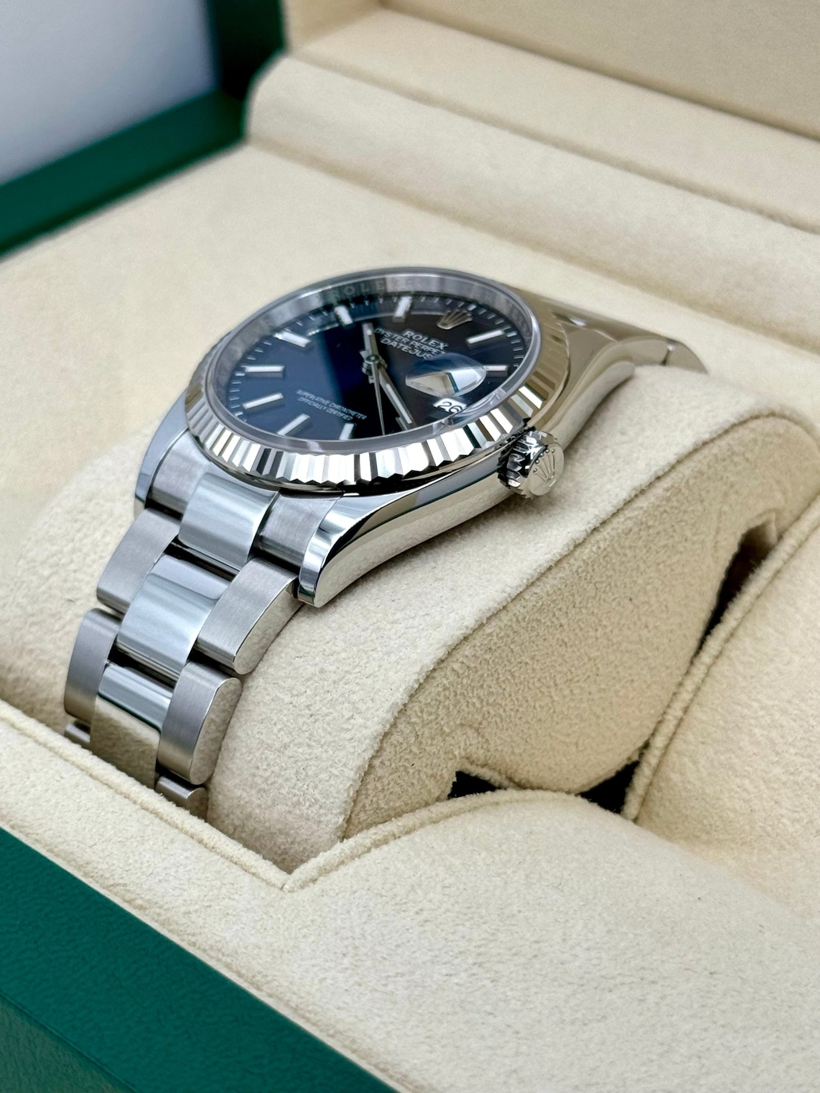 2024 Rolex Datejust 36mm 126234 Stainless Steel Oyster Blue Dial (Unworn) - Image 5