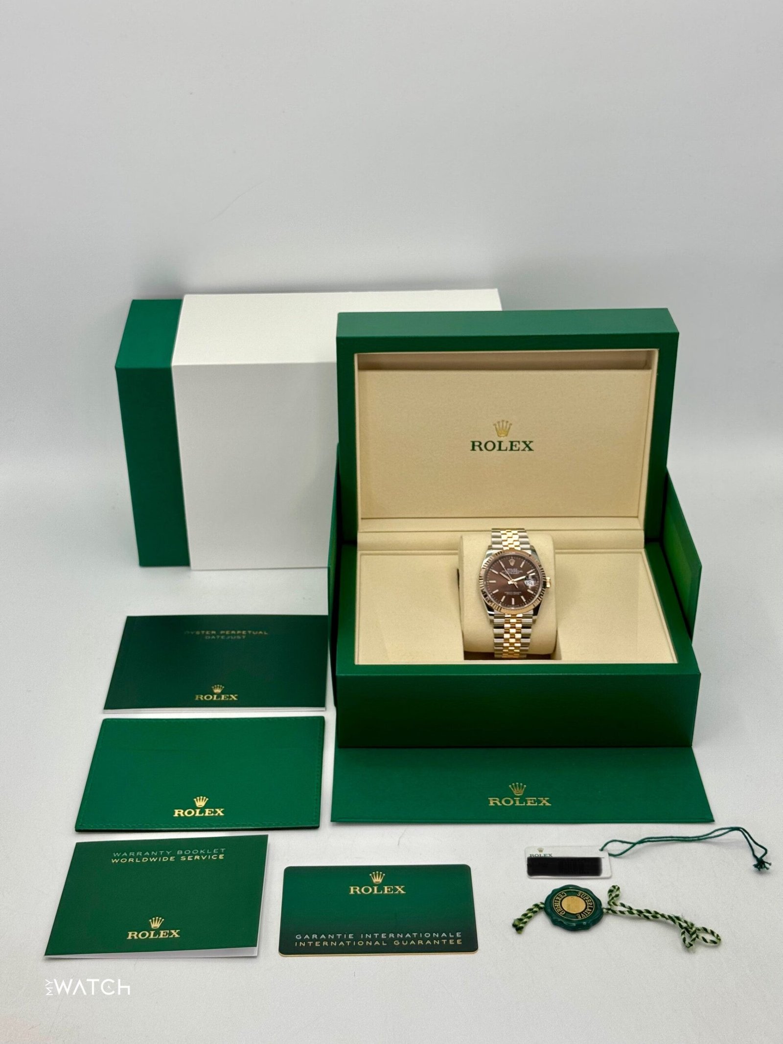 2025 Rolex Datejust 36mm 126231 Two-Tone Jubilee Chocolate Dial (Unworn) - Image 10