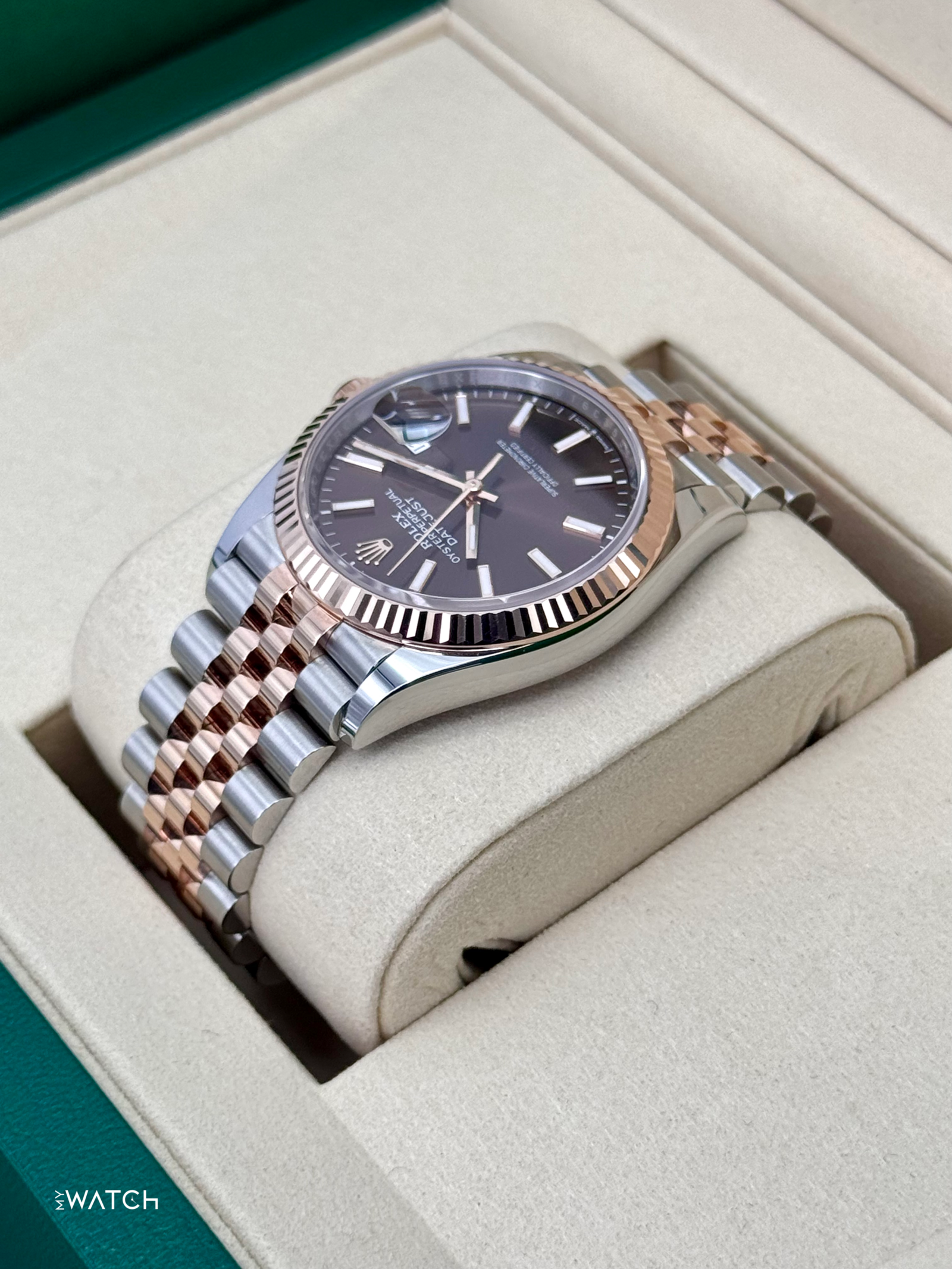 2025 Rolex Datejust 36mm 126231 Two-Tone Jubilee Chocolate Dial (Unworn) - Image 7