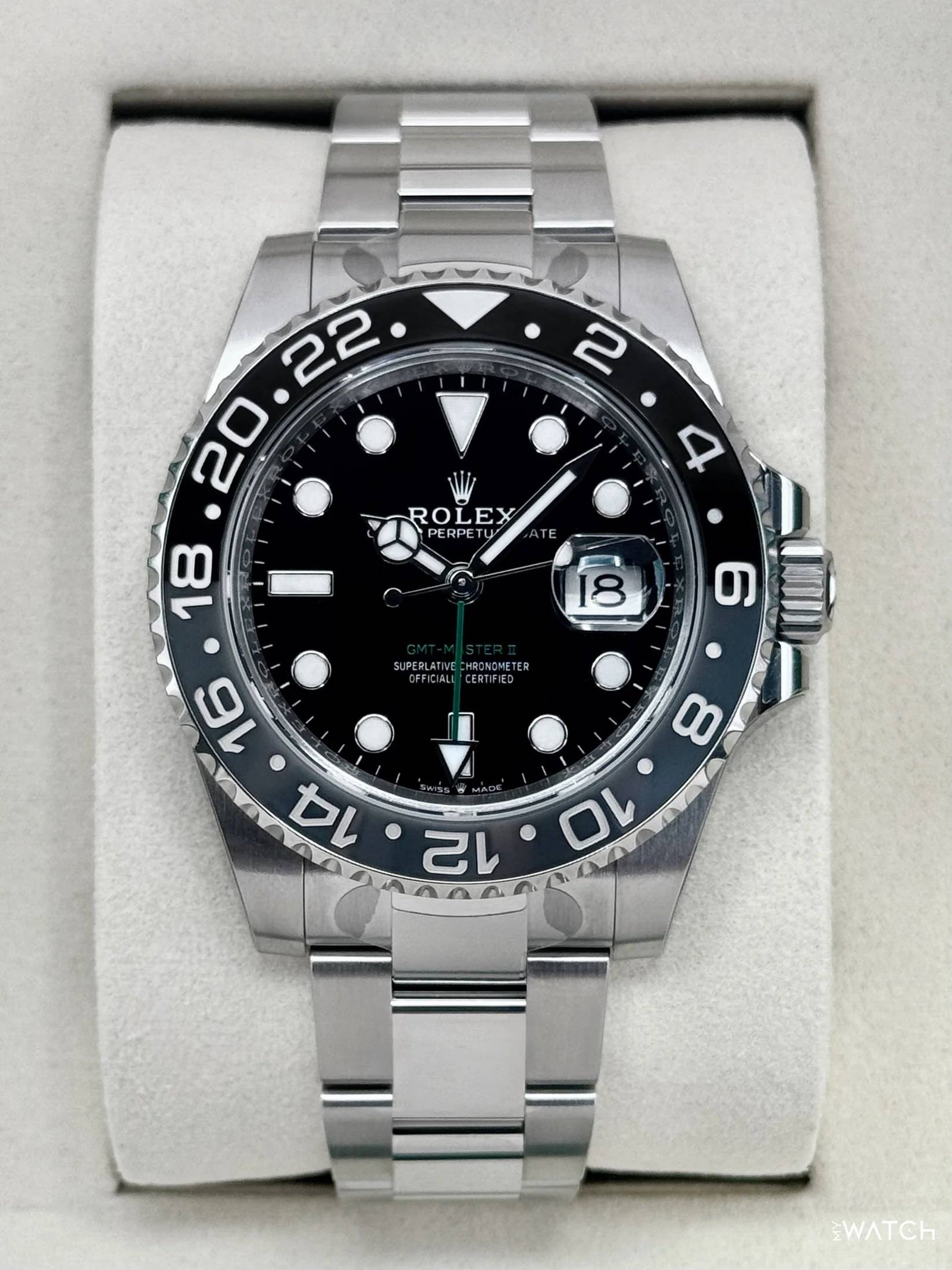 2026 Rolex GMT-Master II “Bruce Wayne” 40mm 126710GRNR Oyster (STICKERED) (Unworn) - Image 3