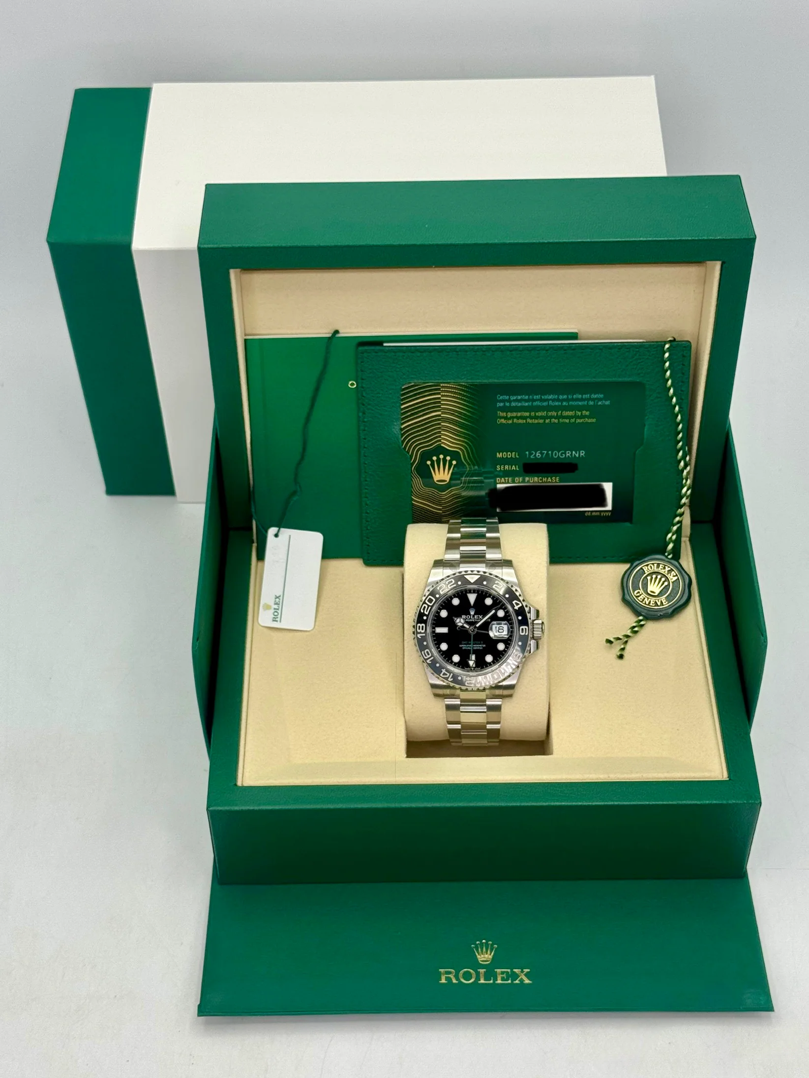 2026 Rolex GMT-Master II “Bruce Wayne” 40mm 126710GRNR Oyster (STICKERED) (Unworn) - Image 6