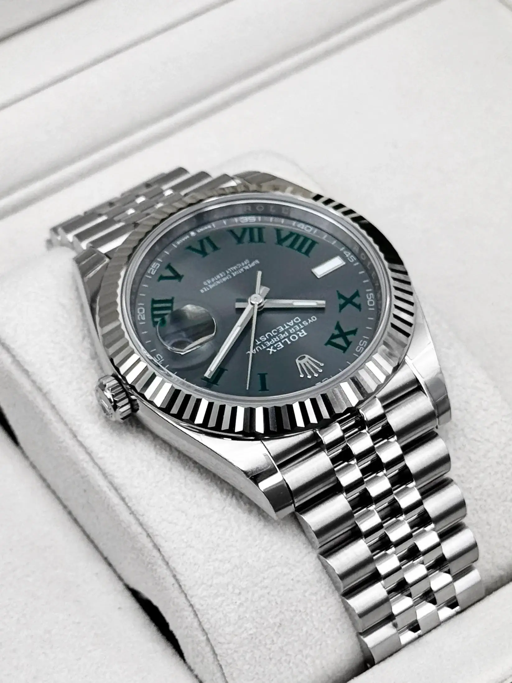 2026 Rolex Datejust 41mm 126334 Jubilee Wimbledon Dial (Unworn) - Image 10