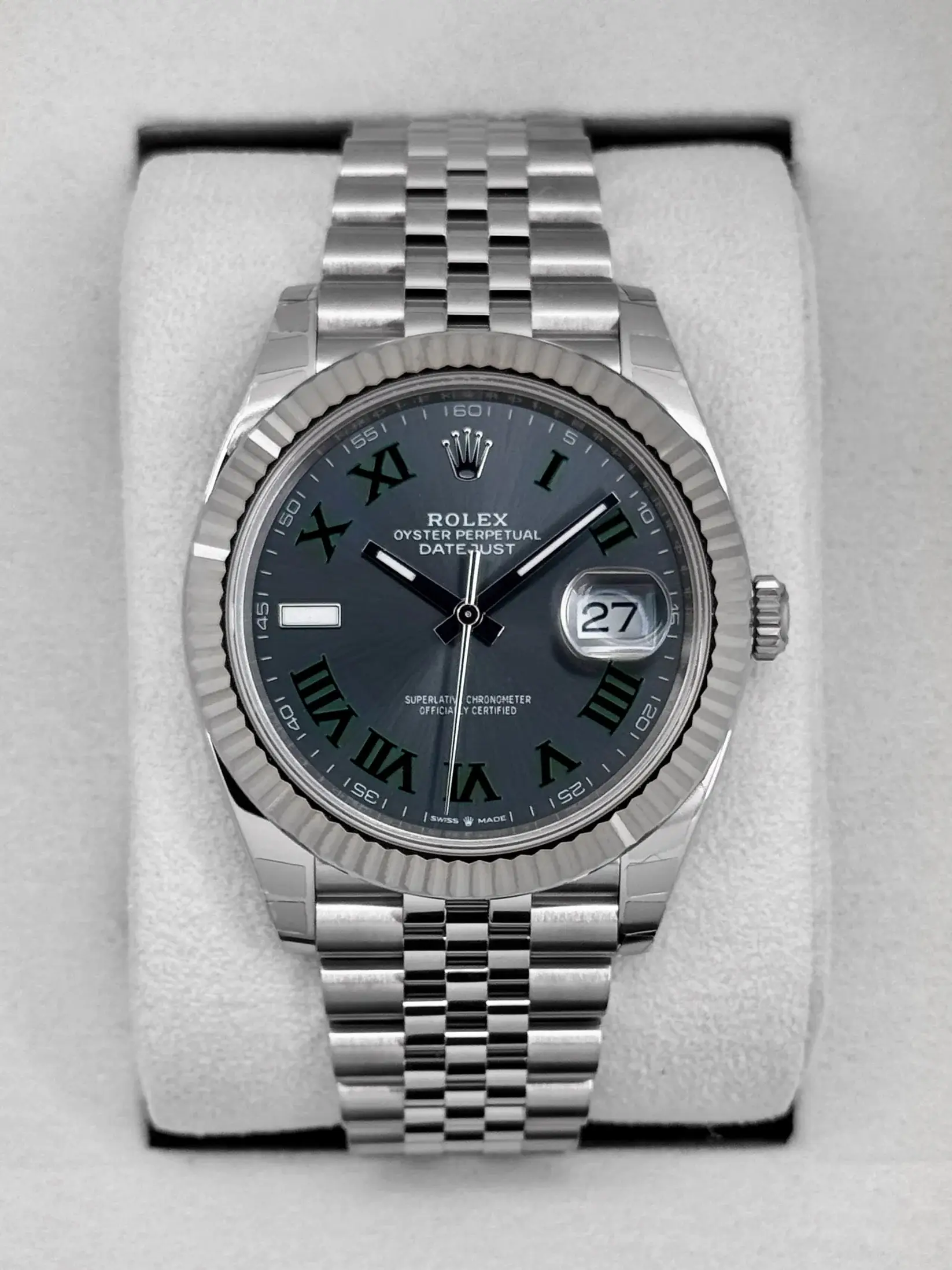 2026 Rolex Datejust 41mm 126334 Jubilee Wimbledon Dial (Unworn) - Image 2