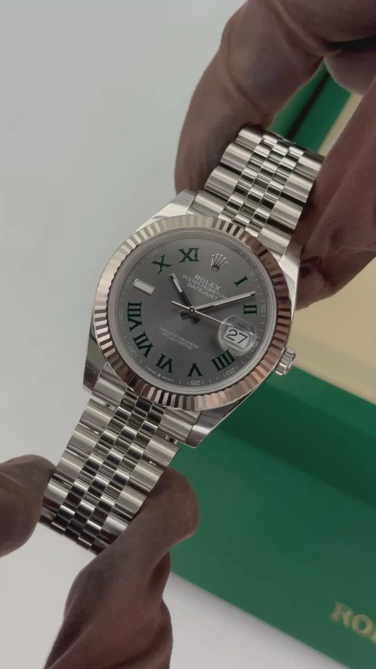 2026 Rolex Datejust 41mm 126334 Jubilee Wimbledon Dial (Unworn) - Image 3