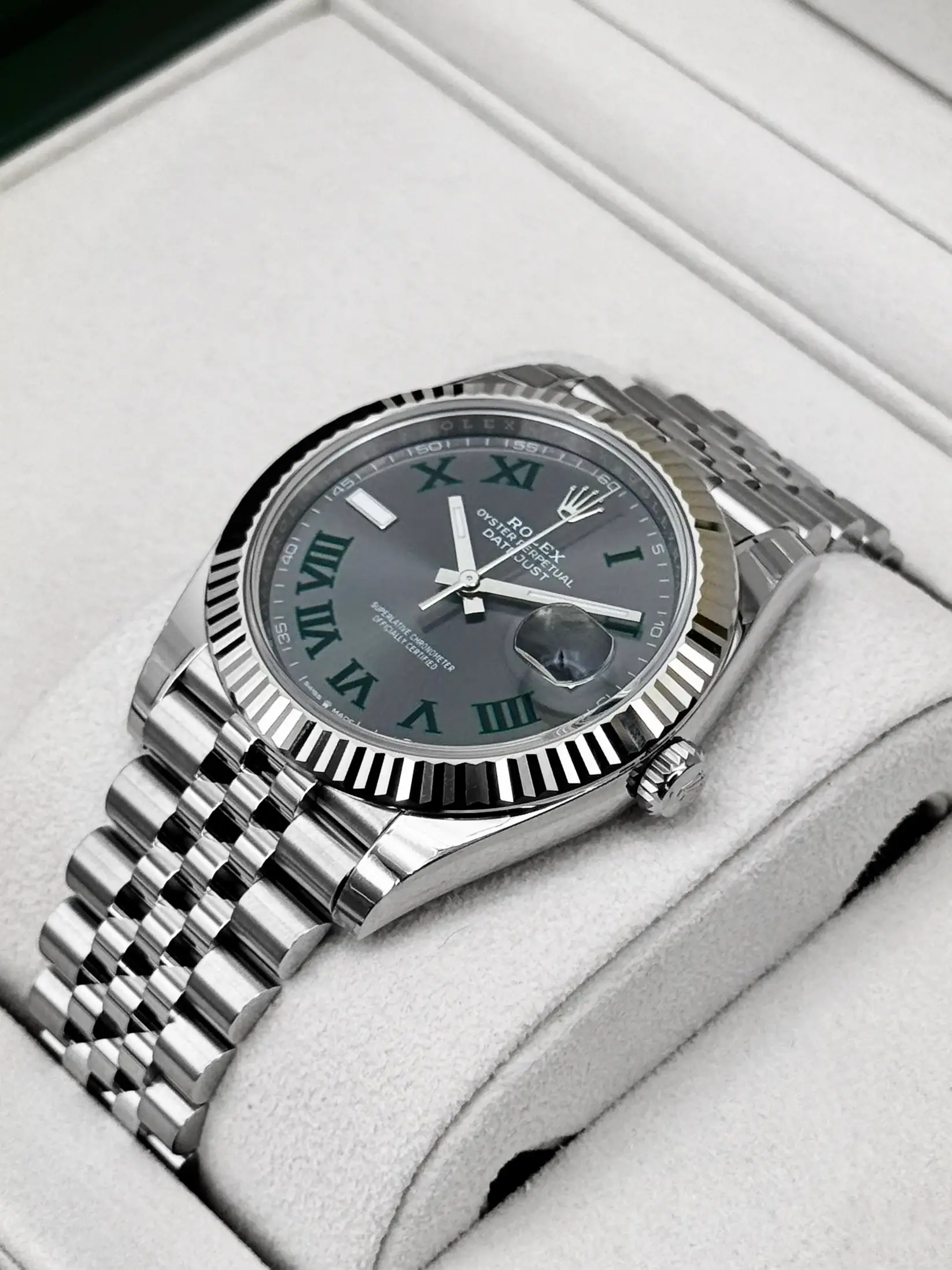 2026 Rolex Datejust 41mm 126334 Jubilee Wimbledon Dial (Unworn) - Image 7