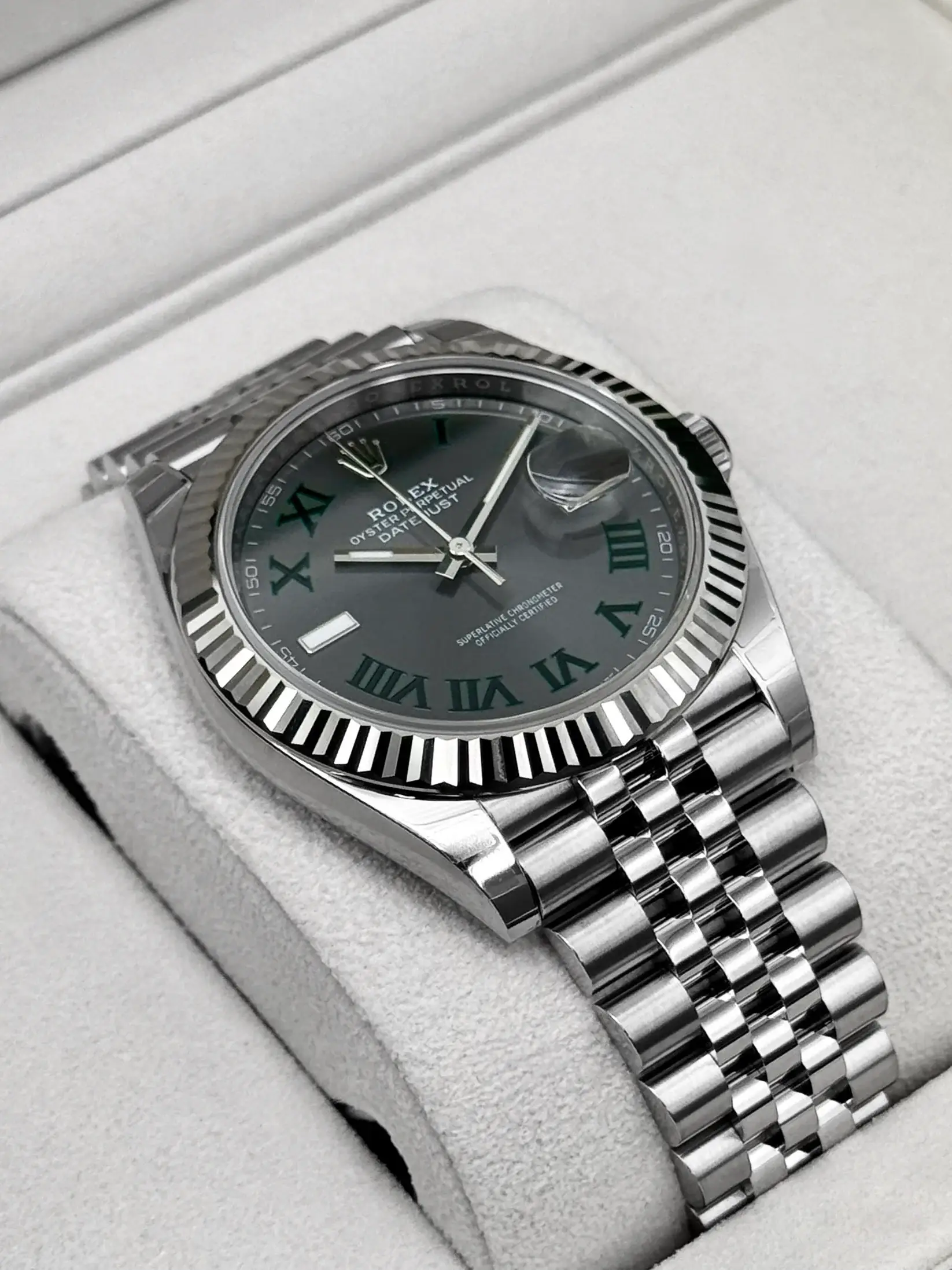 2026 Rolex Datejust 41mm 126334 Jubilee Wimbledon Dial (Unworn) - Image 8