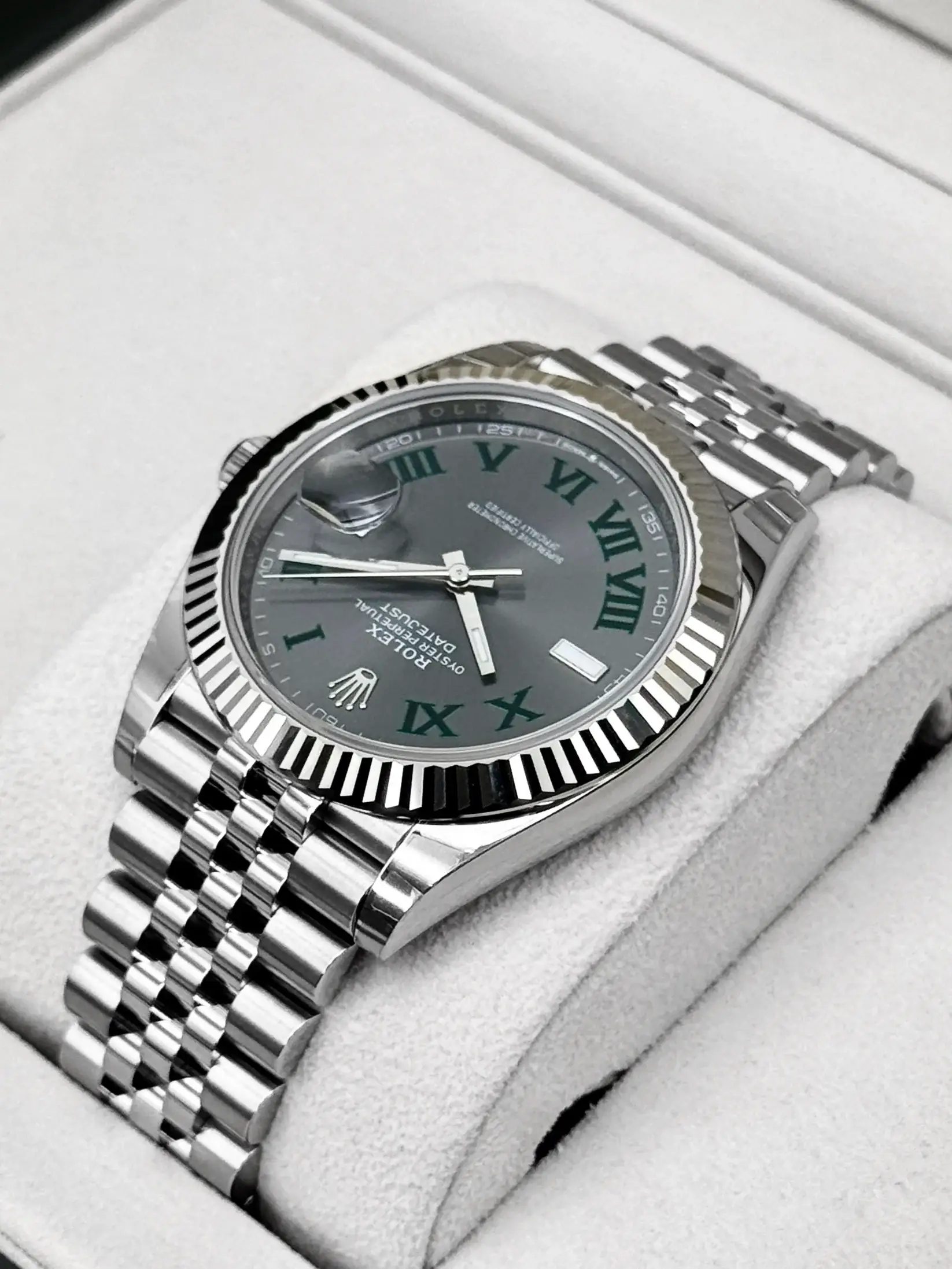 2026 Rolex Datejust 41mm 126334 Jubilee Wimbledon Dial (Unworn) - Image 9