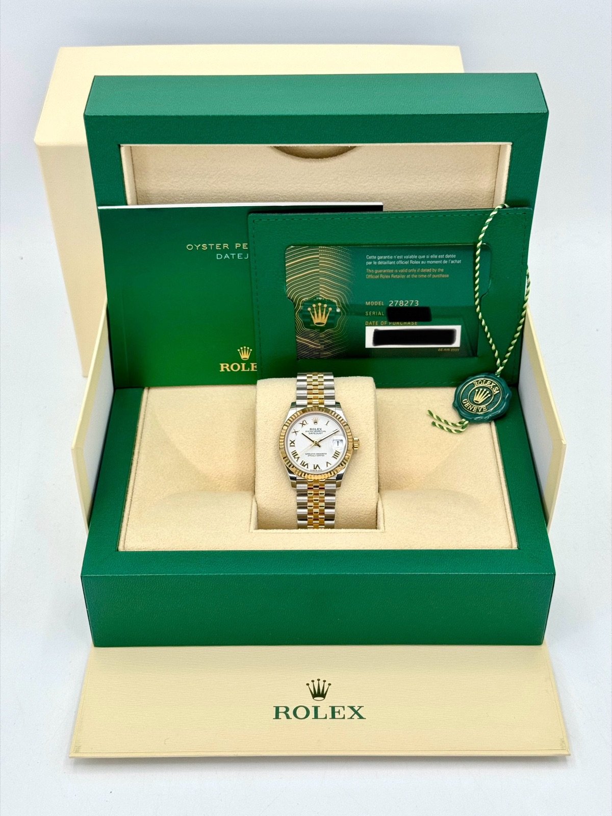 2025 Rolex Datejust 31mm 278273 Two-Tone Jubilee White Dial (Unworn) - Image 11