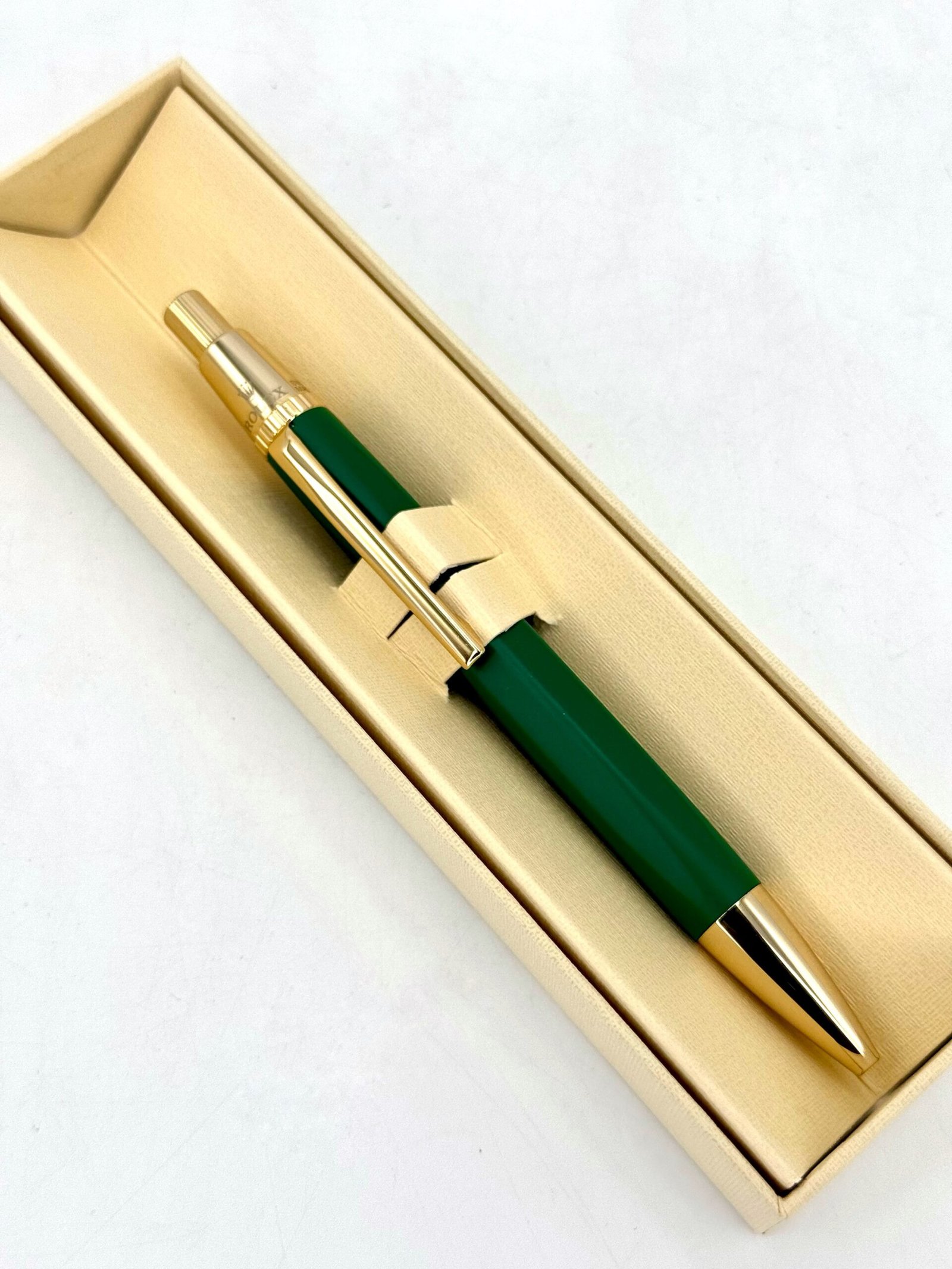 Rolex Ballpoint Pen Green Gold Collectible Pen VIP GIFT (Unworn) - Image 2