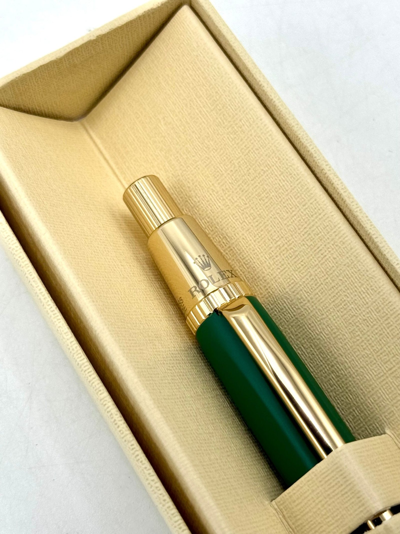 Rolex Ballpoint Pen Green Gold Collectible Pen VIP GIFT (Unworn) - Image 3