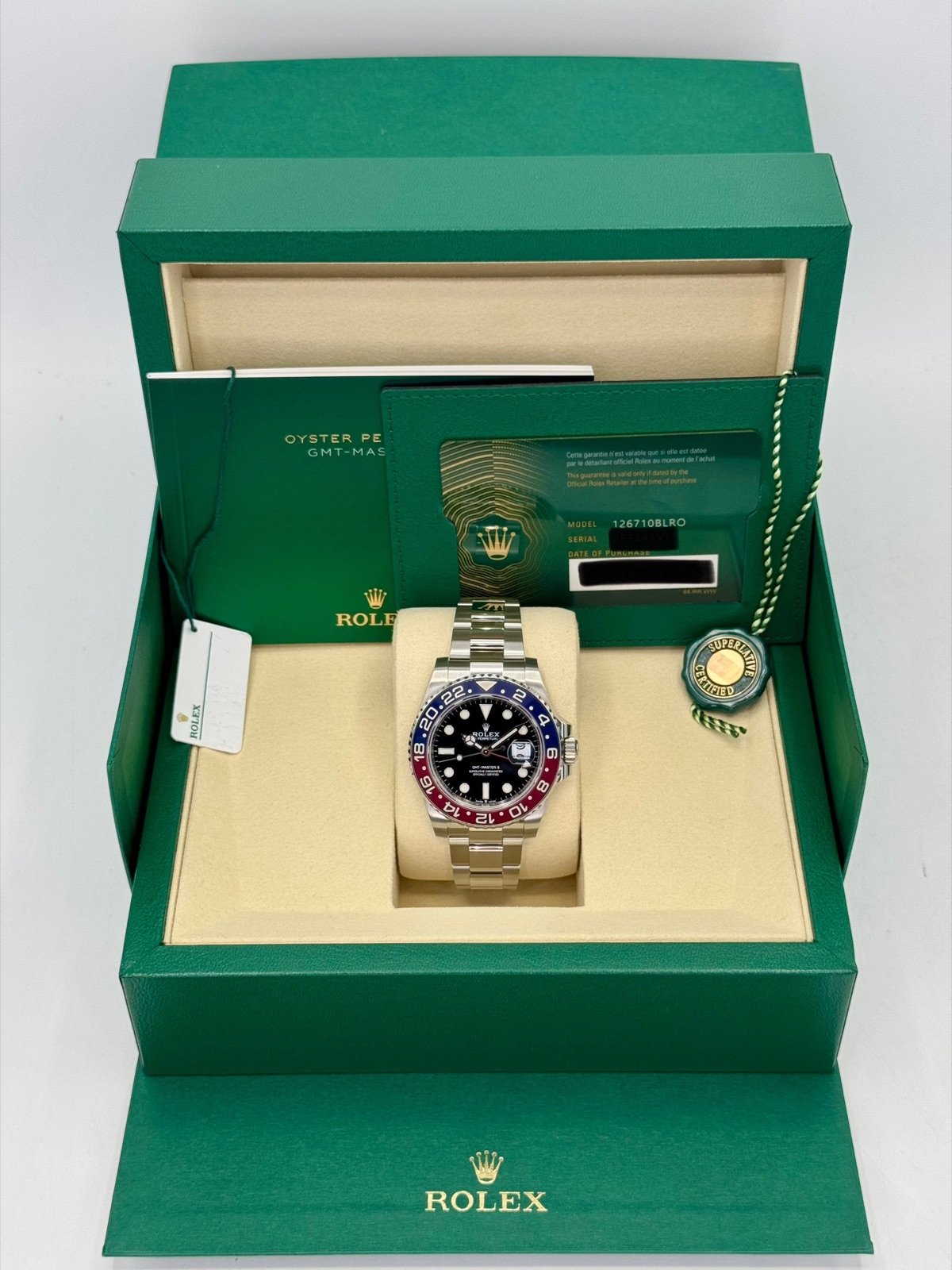 2025 Rolex GMT-Master II “Pepsi” 40mm 126710BLRO Oyster (Unworn) - Image 9