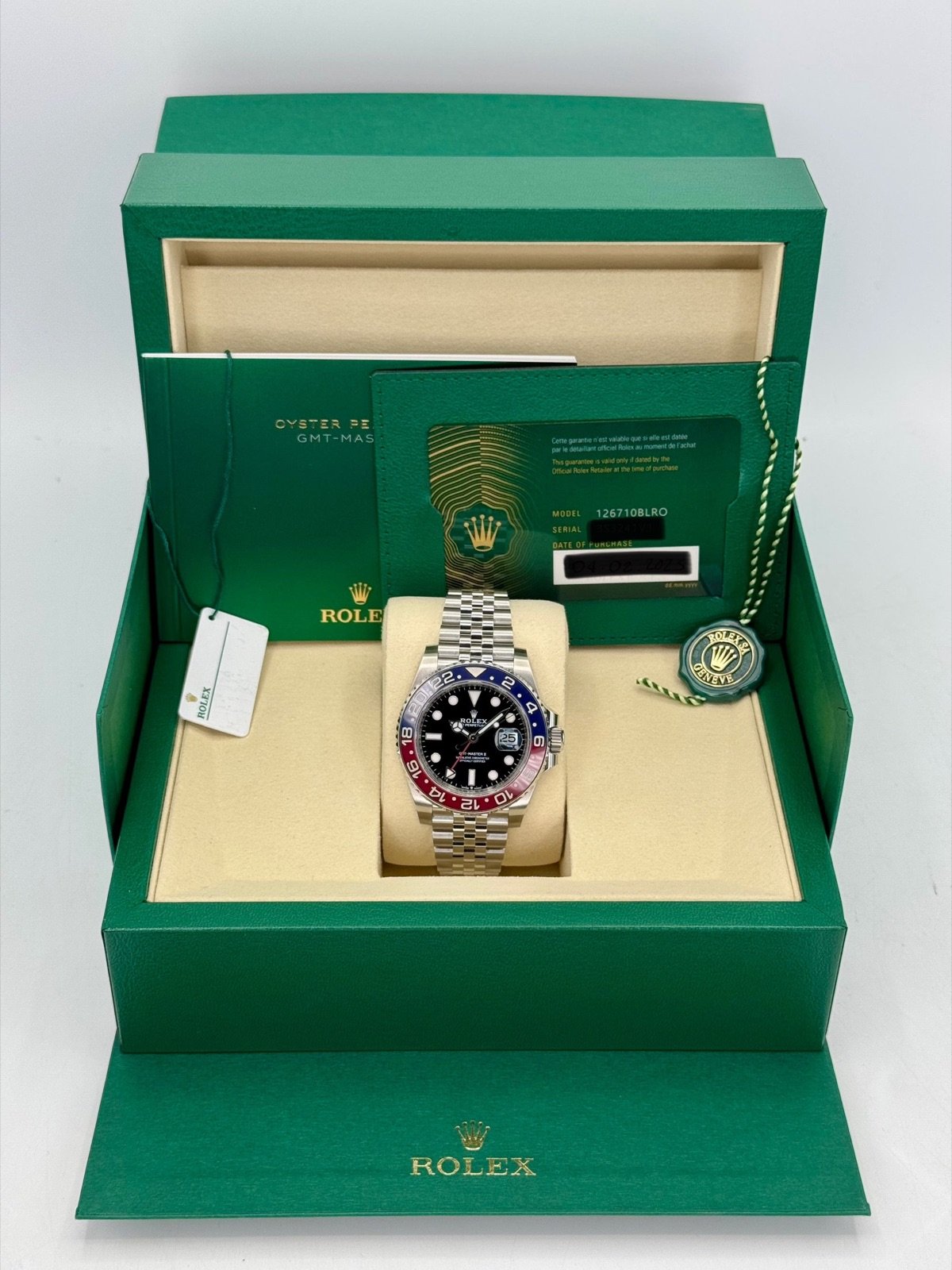 2025 Rolex GMT-Master II “Pepsi” 40mm 126710BLRO Jubilee (Unworn) - Image 10