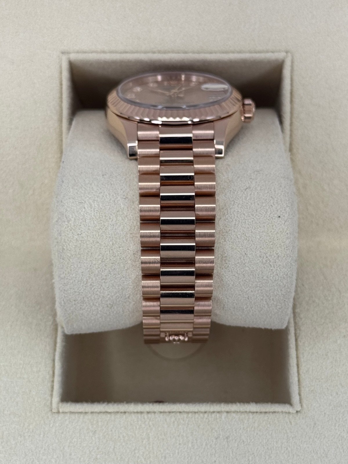 2023 Rolex Datejust 31mm 278275 Rose Gold Rose Diamond Dial - Image 3