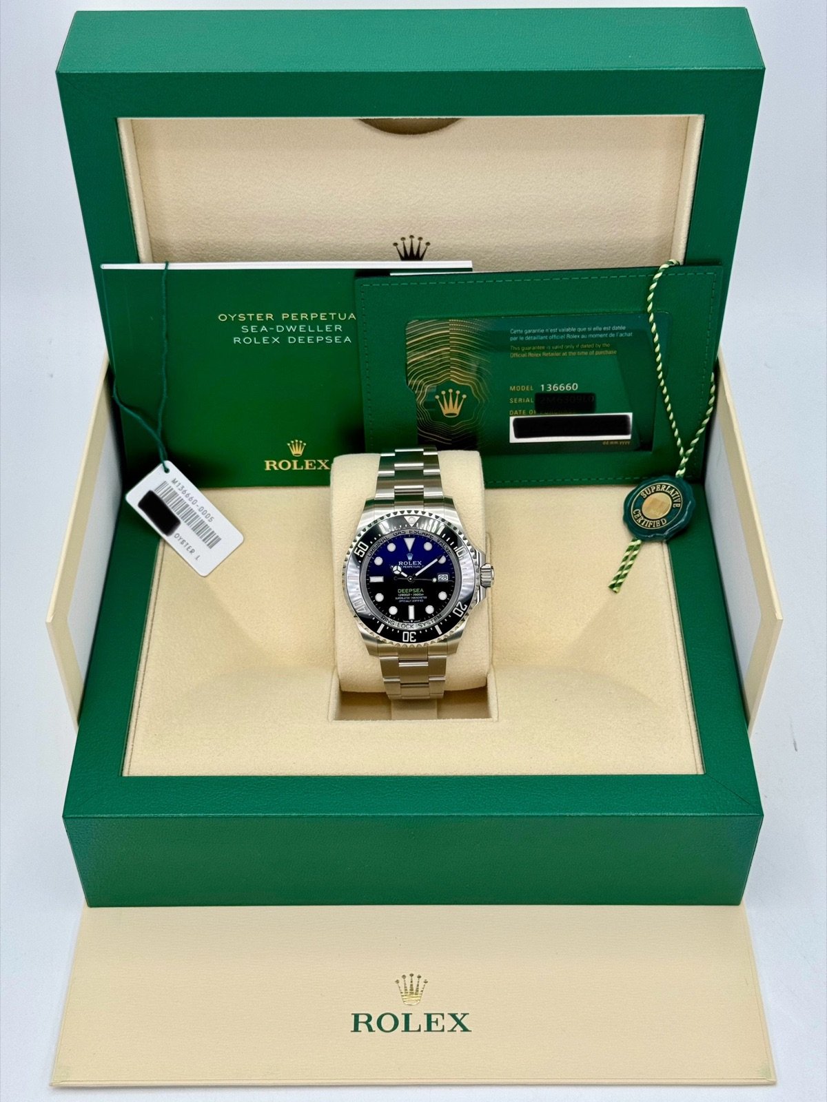 2024 Rolex Deepsea James Cameron 44mm 136660 Blue Dial (Unworn) - Image 11