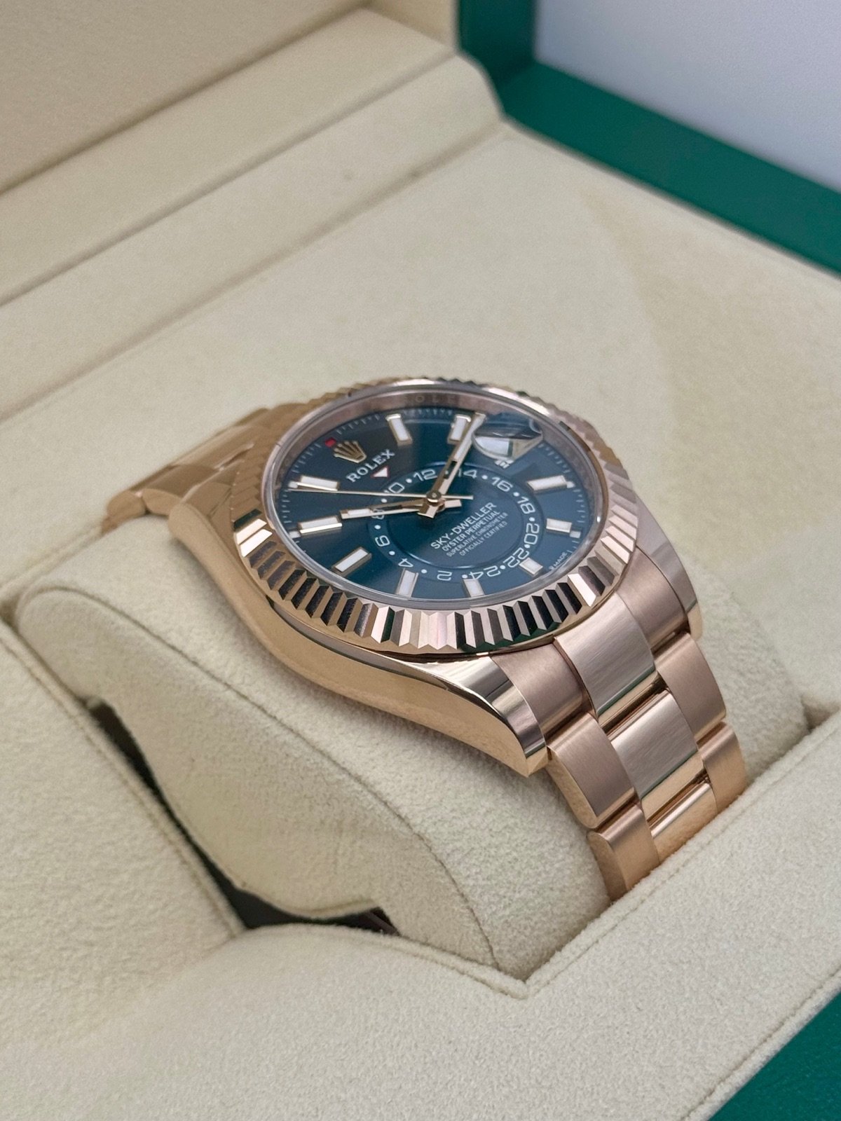 2024 Rolex Sky-Dweller 42mm 336935 Rose Gold Blue Dial (Unworn) - Image 6