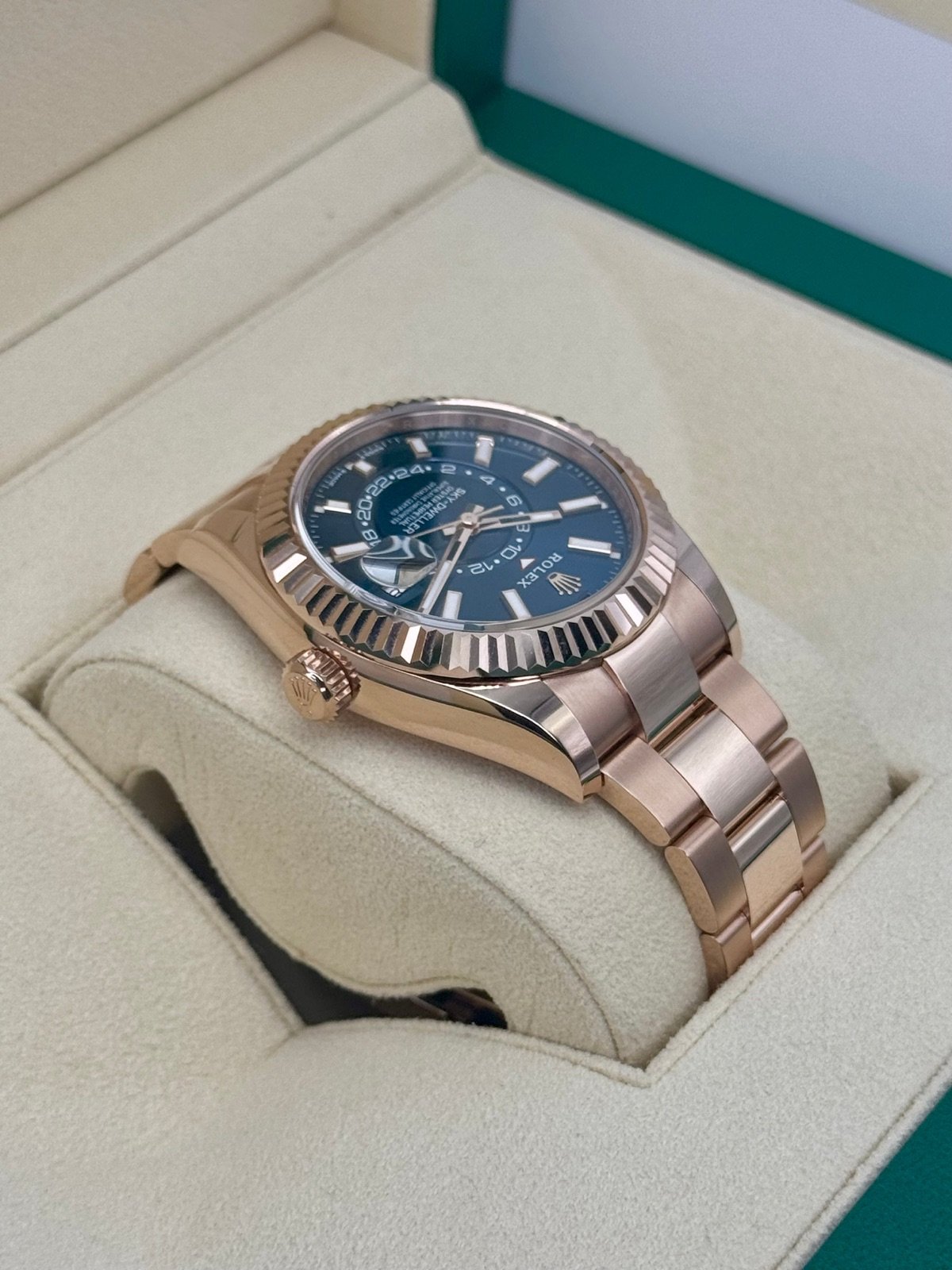 2024 Rolex Sky-Dweller 42mm 336935 Rose Gold Blue Dial (Unworn) - Image 8
