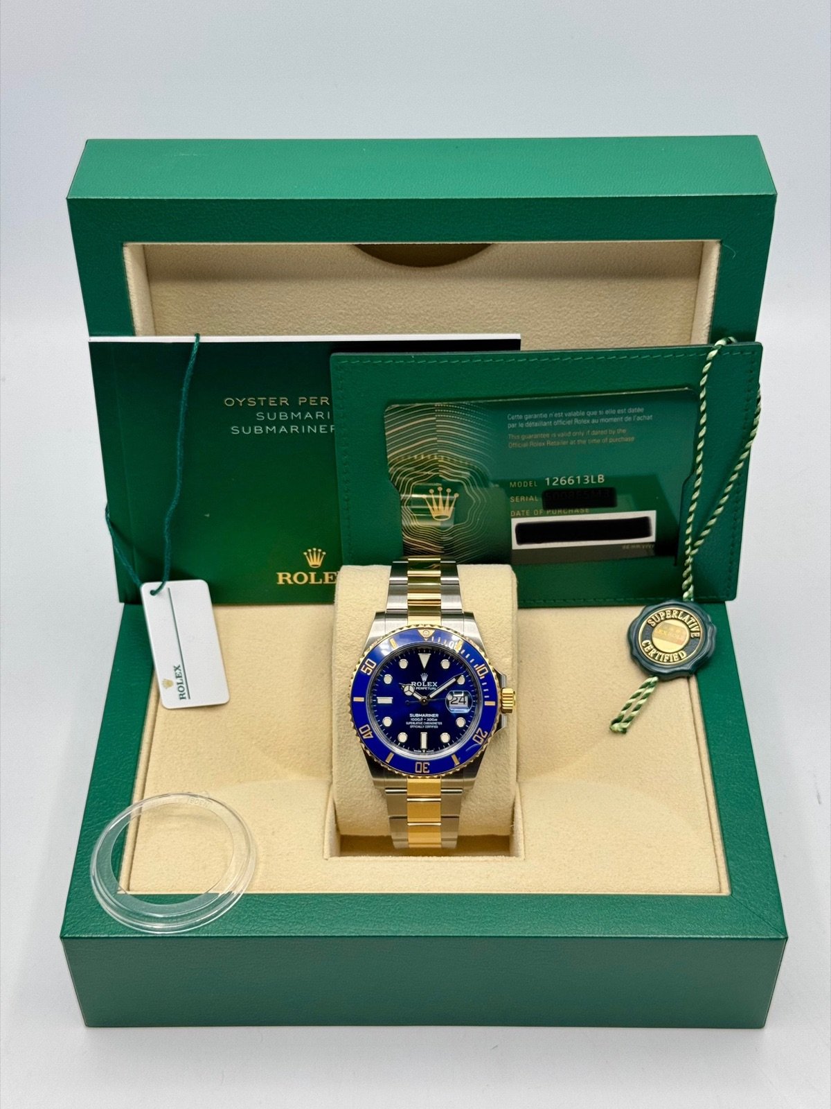 2021 Rolex Submariner “Bluesy” 41mm 126613LB Two-Tone Blue Dial - Image 11